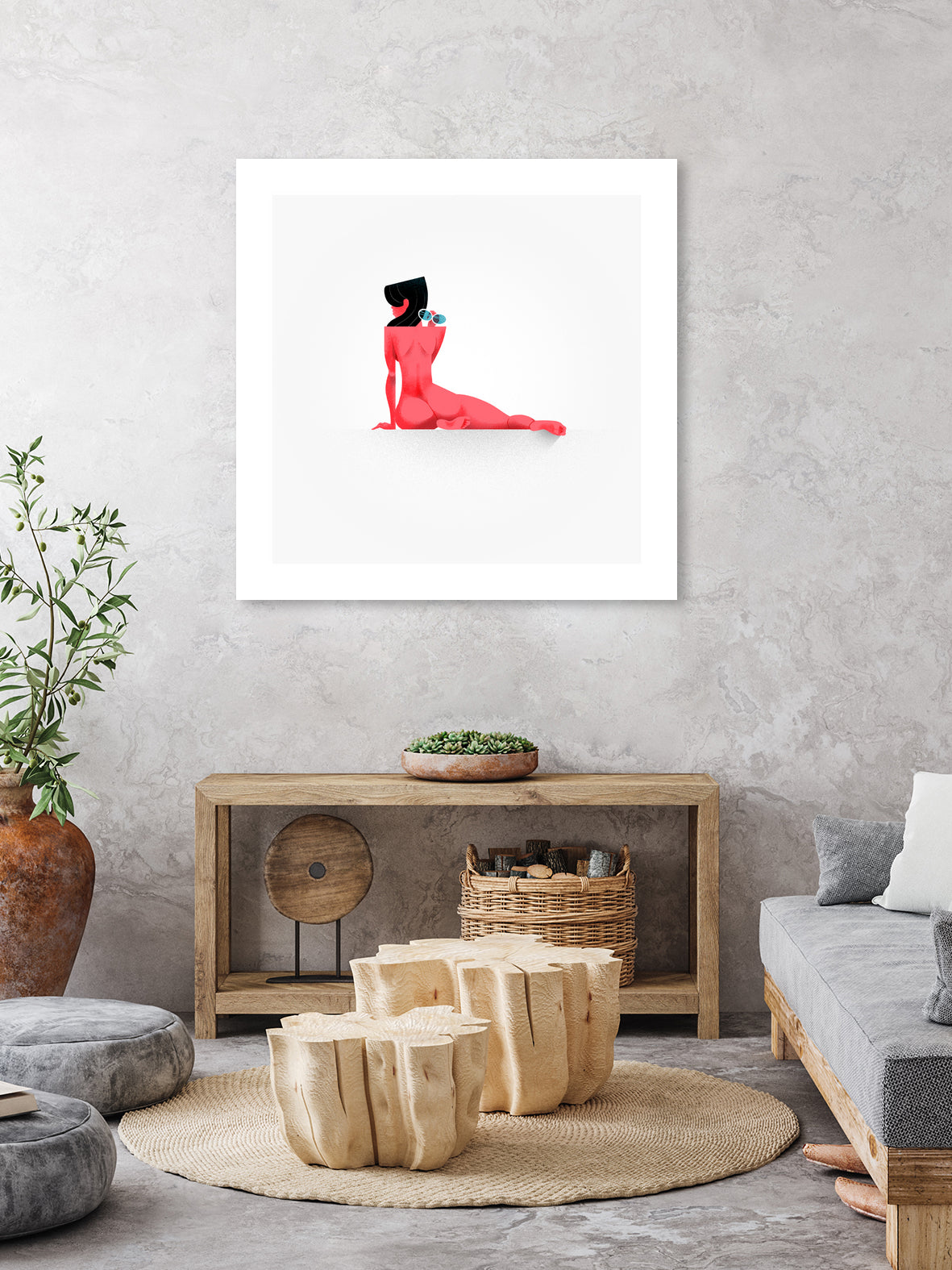 RED Pinup / 02 by Olivier Danchin on GIANT ART - red character design