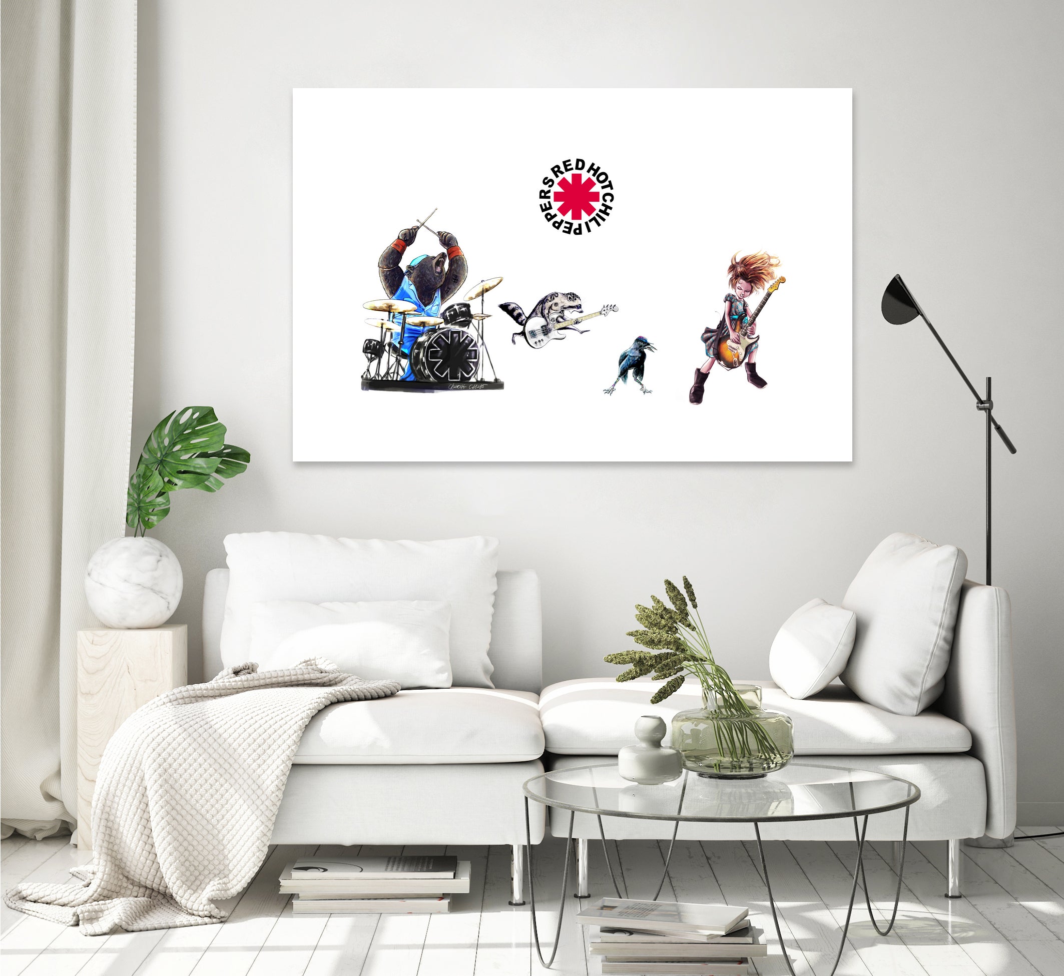 RHCP - The Getaway by Charlie Casado on GIANT ART - white character design