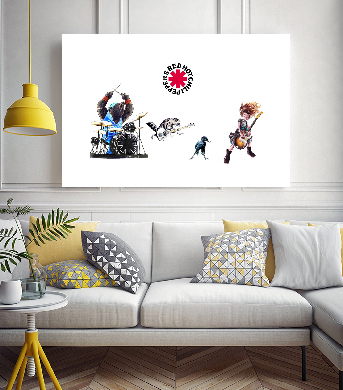 RHCP - The Getaway by Charlie Casado on GIANT ART - white character design