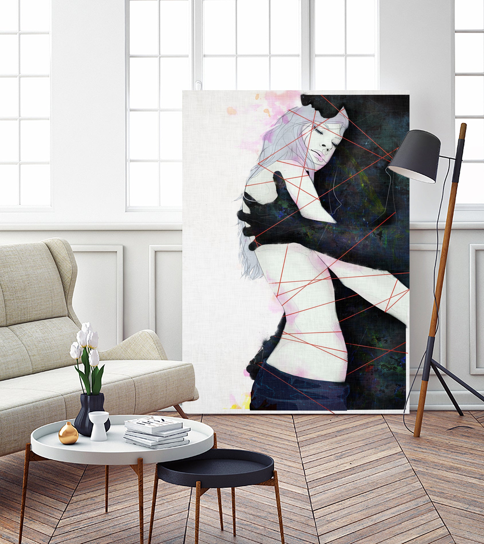 lovers by Yuichi Suzuki on GIANT ART - gray digital drawing