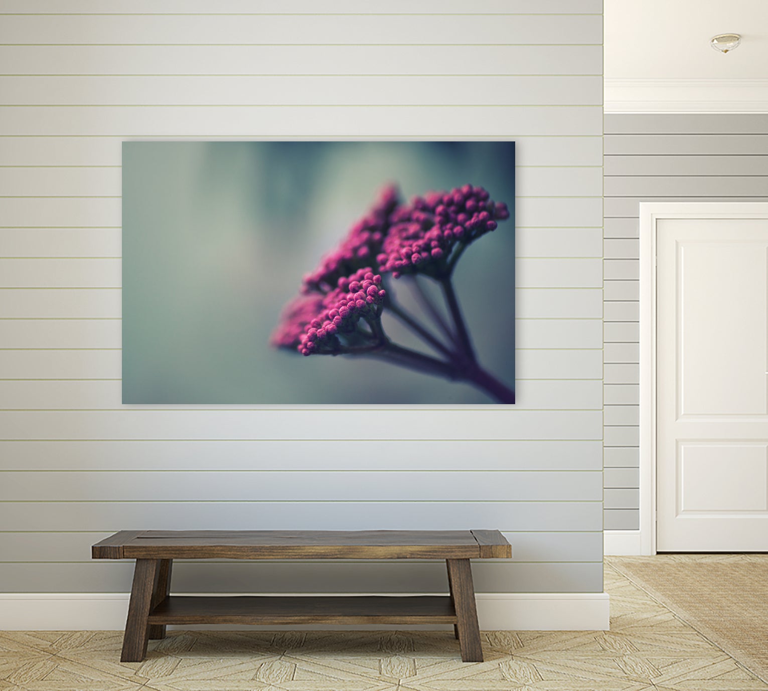 Pink winter flowers by Giordano Aita on GIANT ART - fuchsia photo illustration