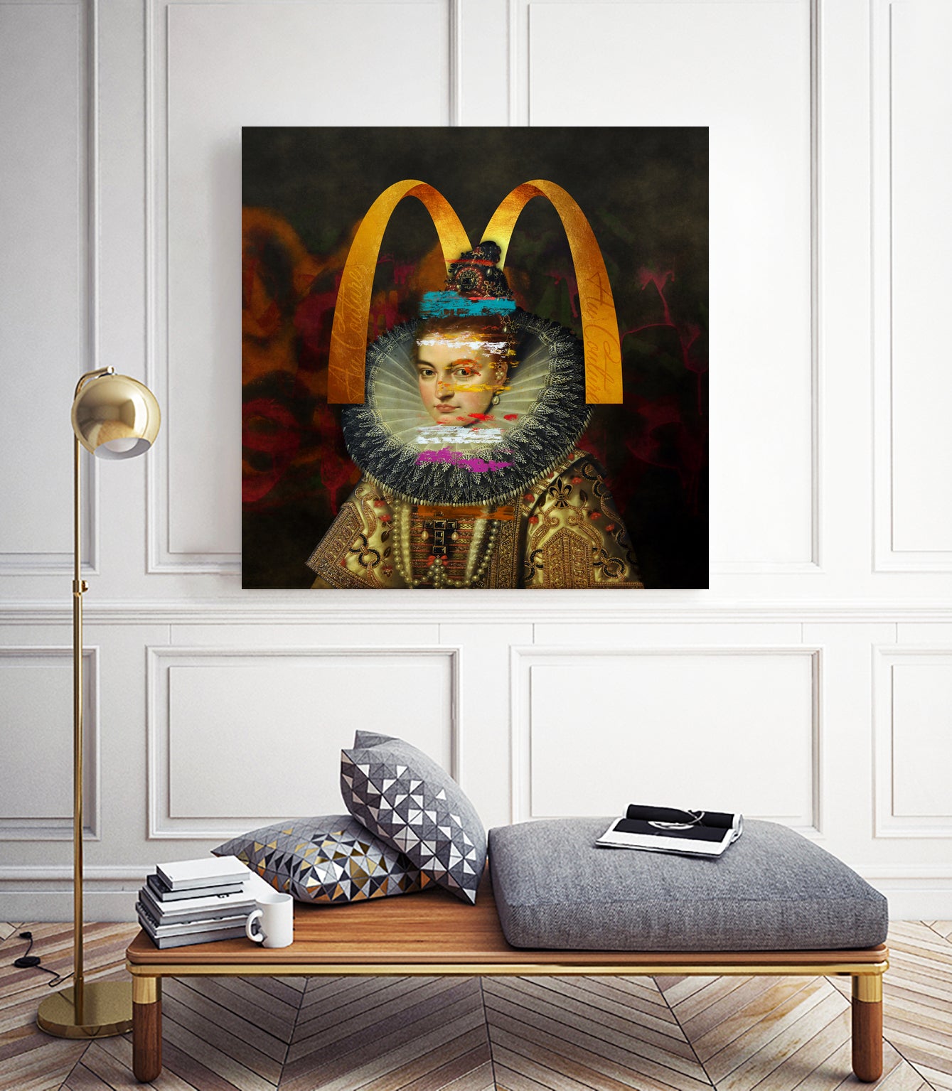 Au Couture by José Luis Guerrero on GIANT ART - yellow digital painting