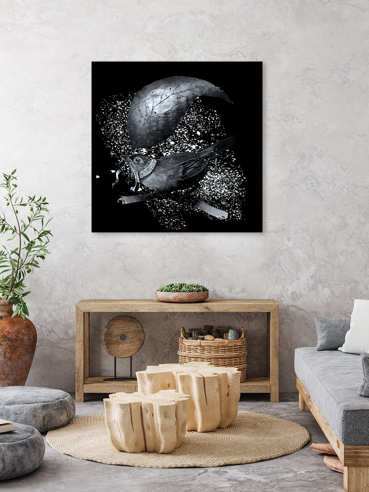 The Messenger II by Francis Mi Oza on GIANT ART - black digital drawing