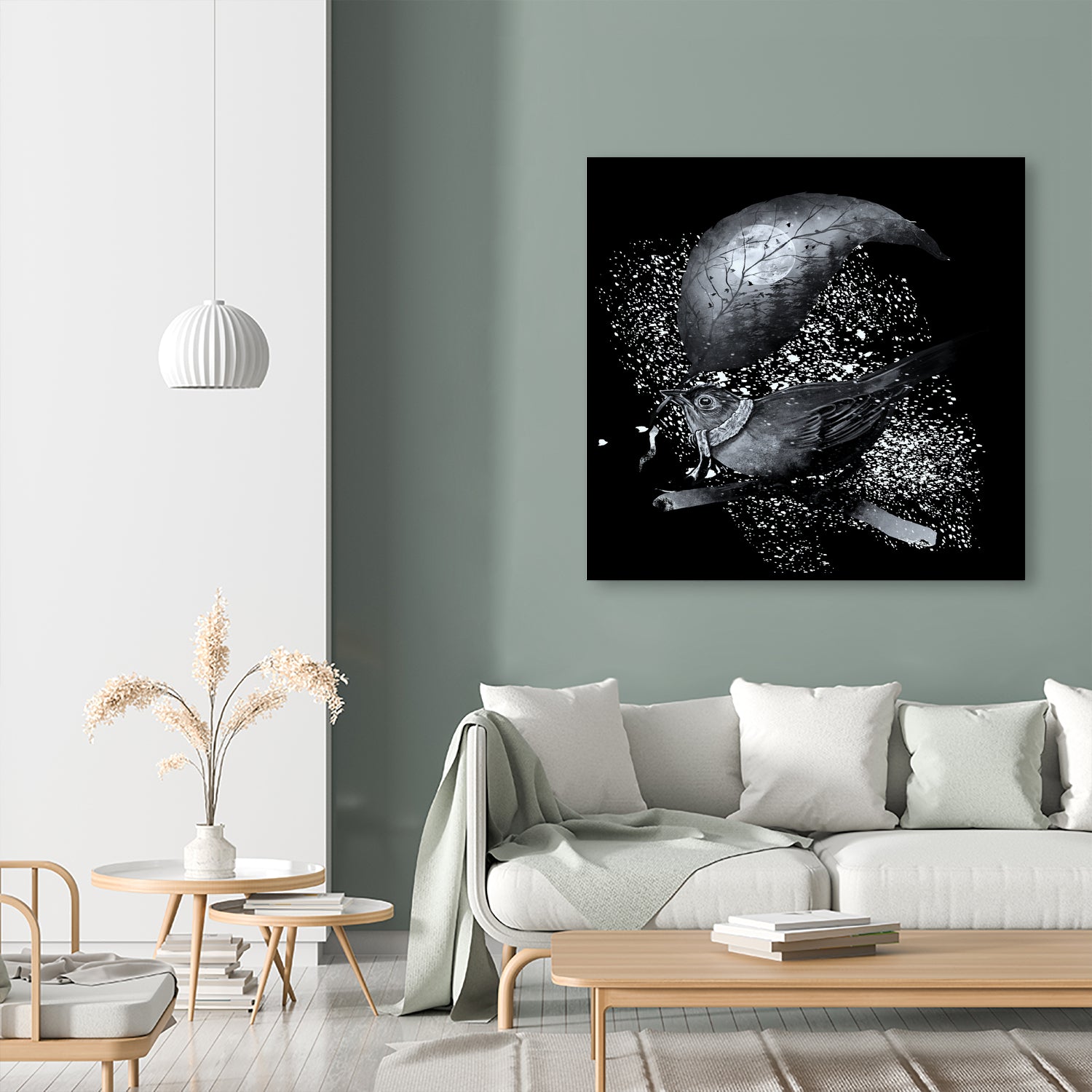 The Messenger II by Francis Mi Oza on GIANT ART - black digital drawing