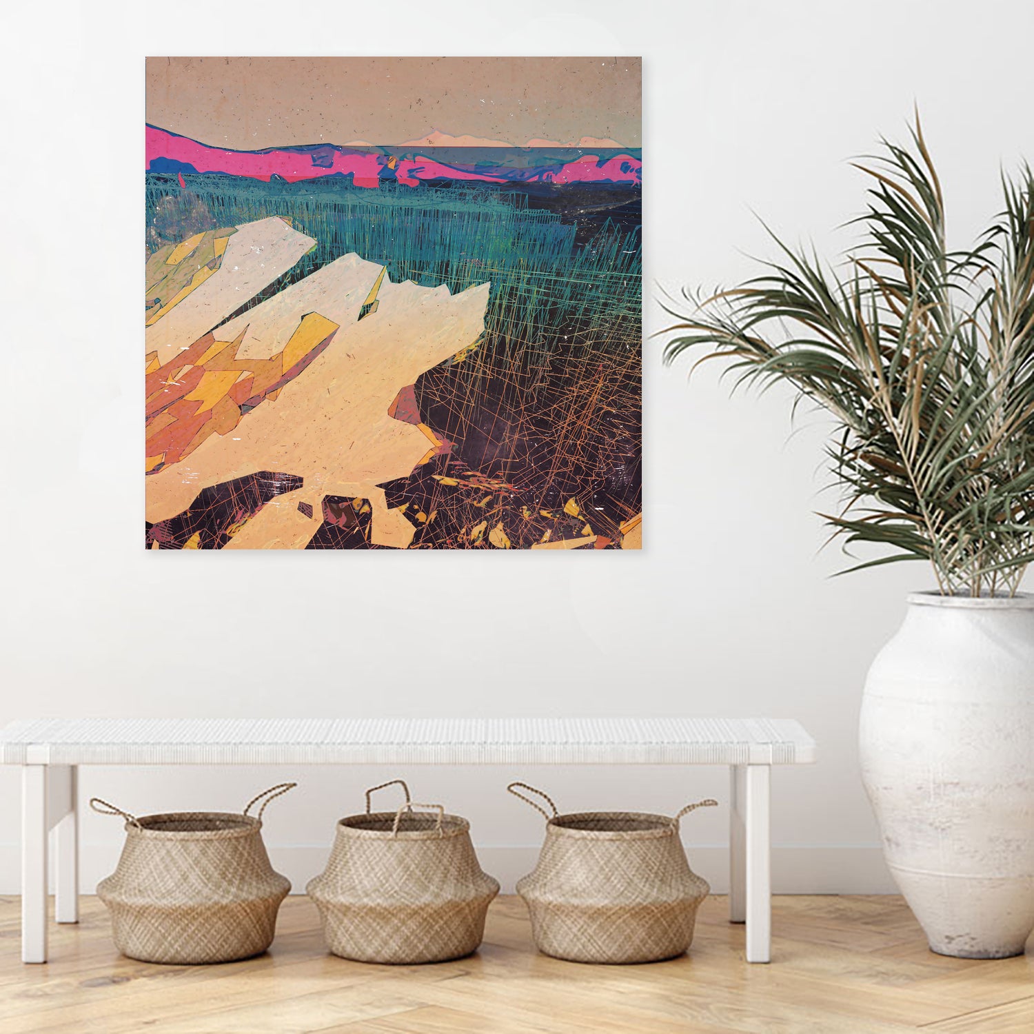 Fire and the Flood by Jamison Gish on GIANT ART - green digital painting