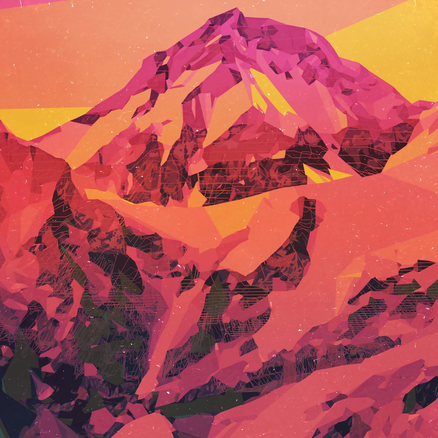 Daydreaming by Jamison Gish on GIANT ART - orange digital painting