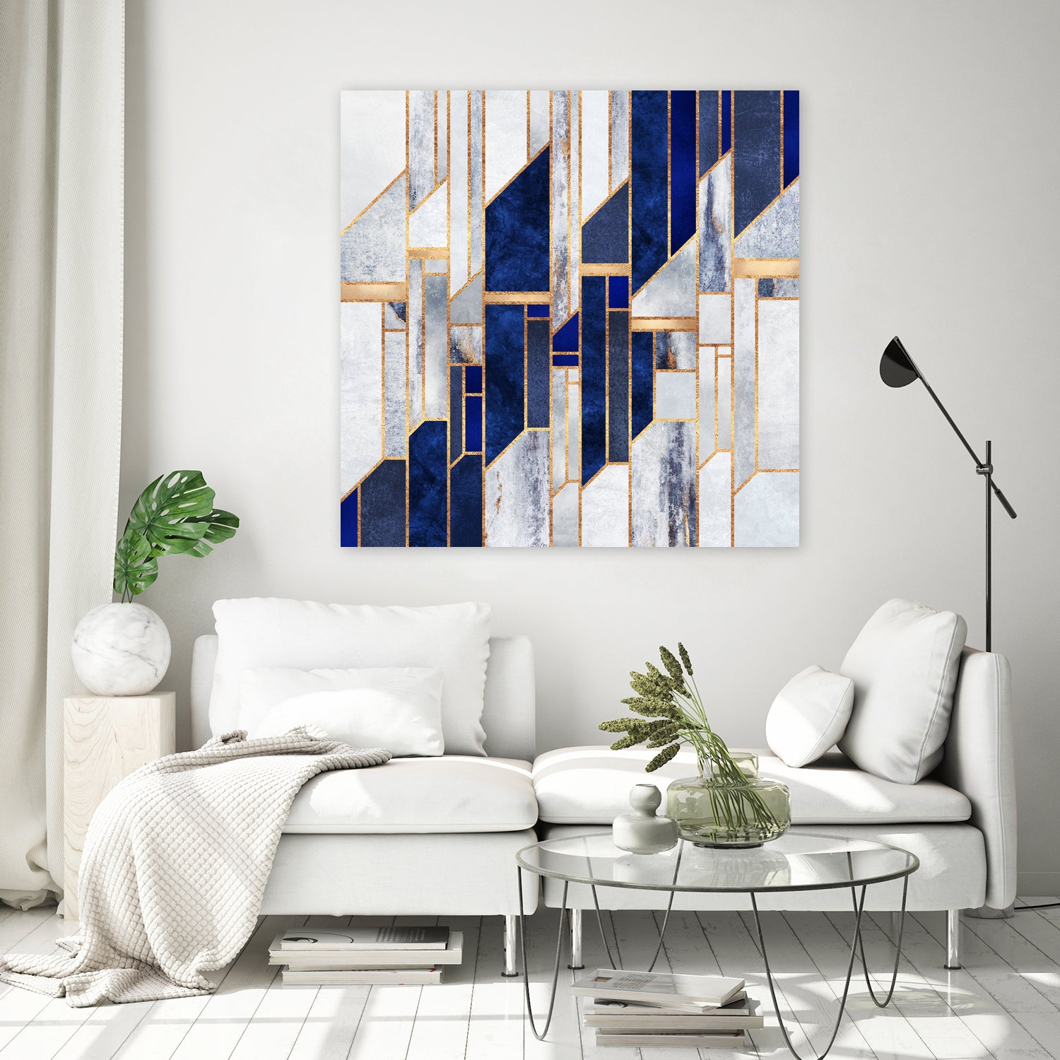 Blue Winter Sky by Elisabeth Fredriksson on GIANT ART - blue digital drawing