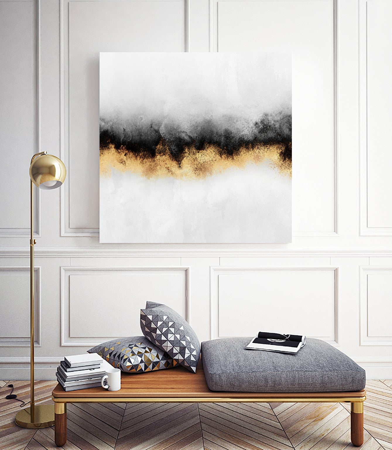 Sky 2 by Elisabeth Fredriksson on GIANT ART - gray mixed media
