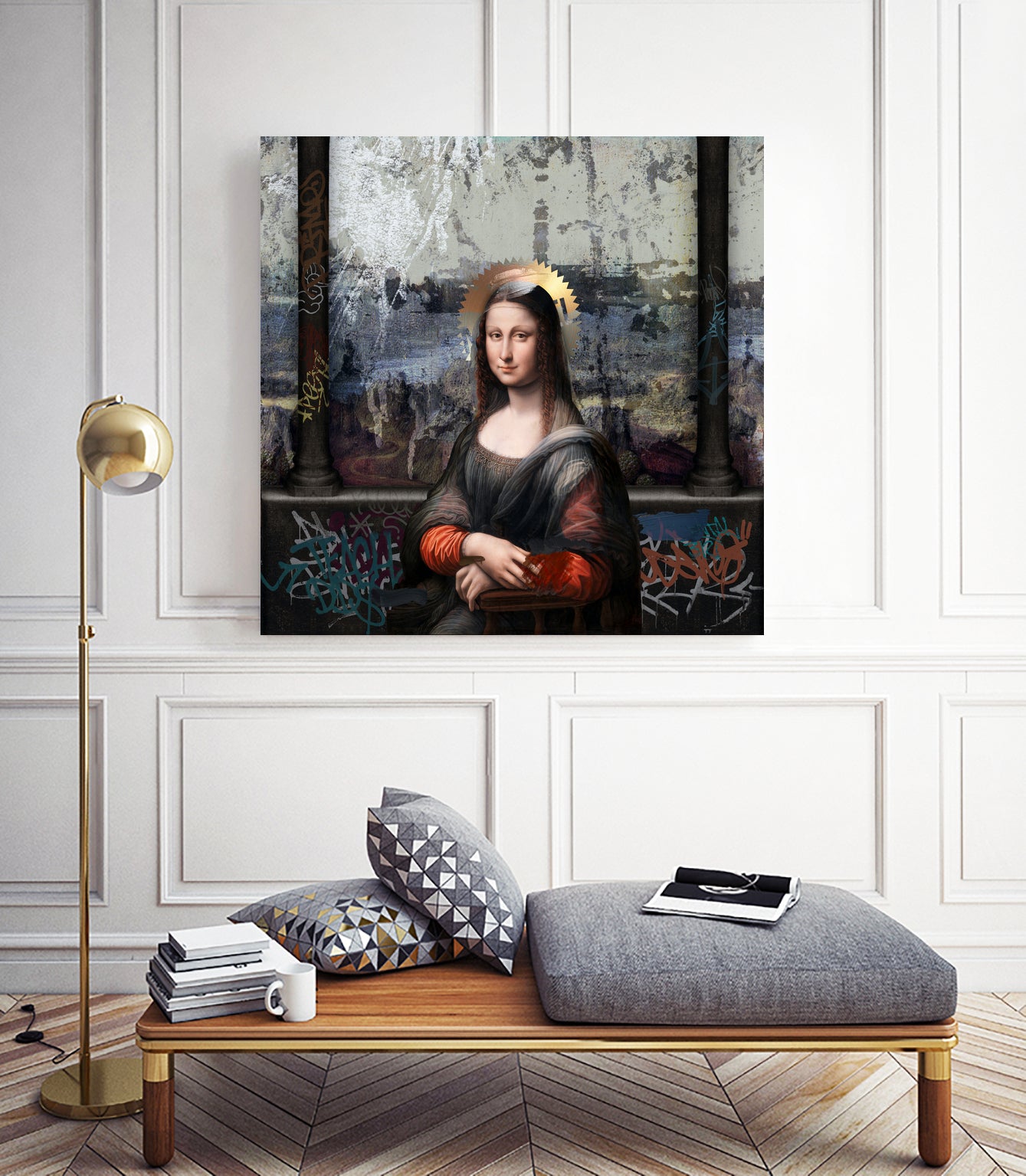 Gioconda by José Luis Guerrero on GIANT ART - gray digital painting