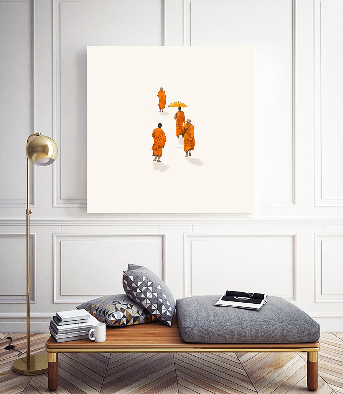 Afternoon Stroll by Jason Ratliff on GIANT ART - white digital painting