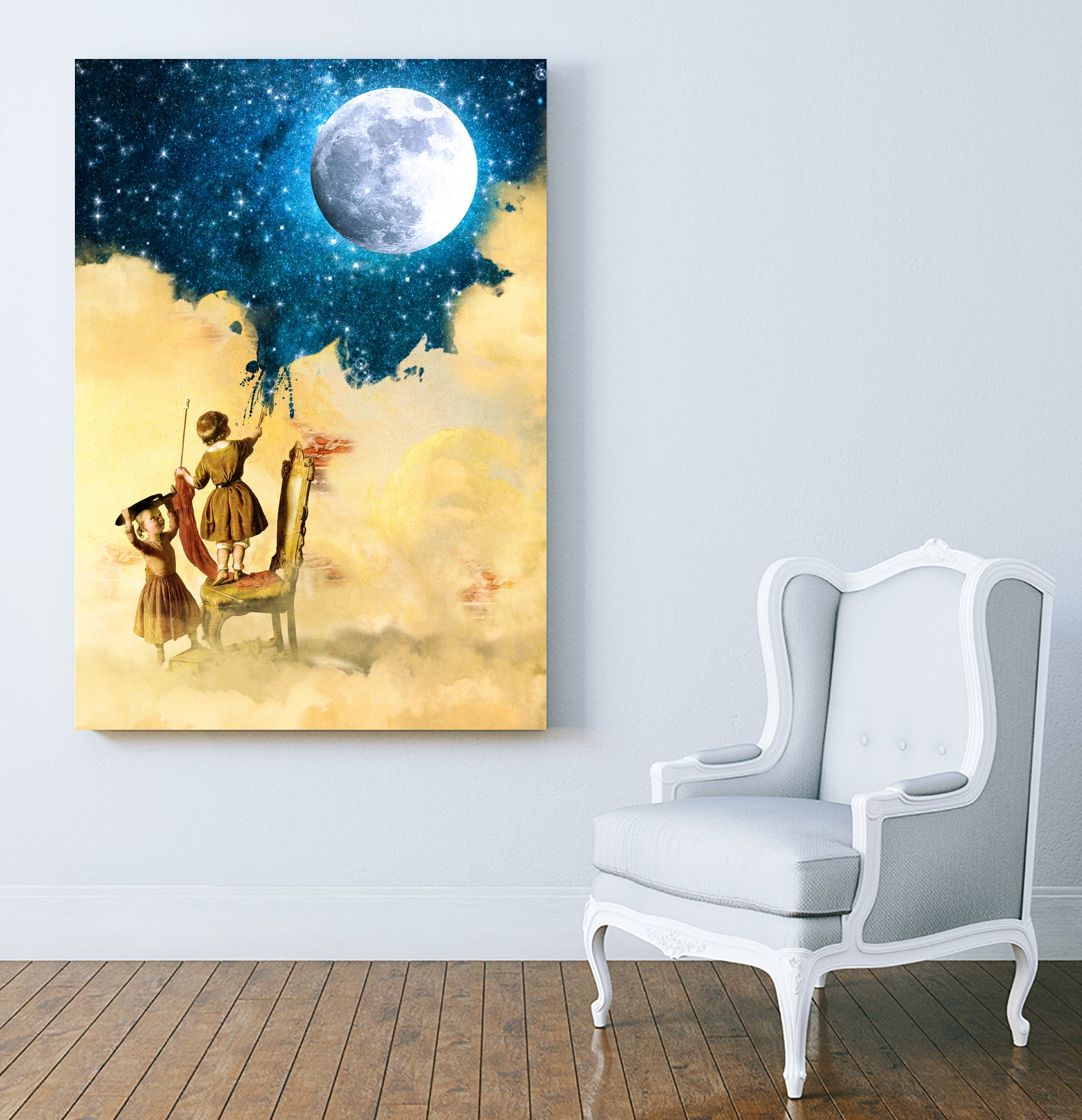 Painting Stars by Diogo Veríssimo on GIANT ART - yellow photo manipulation