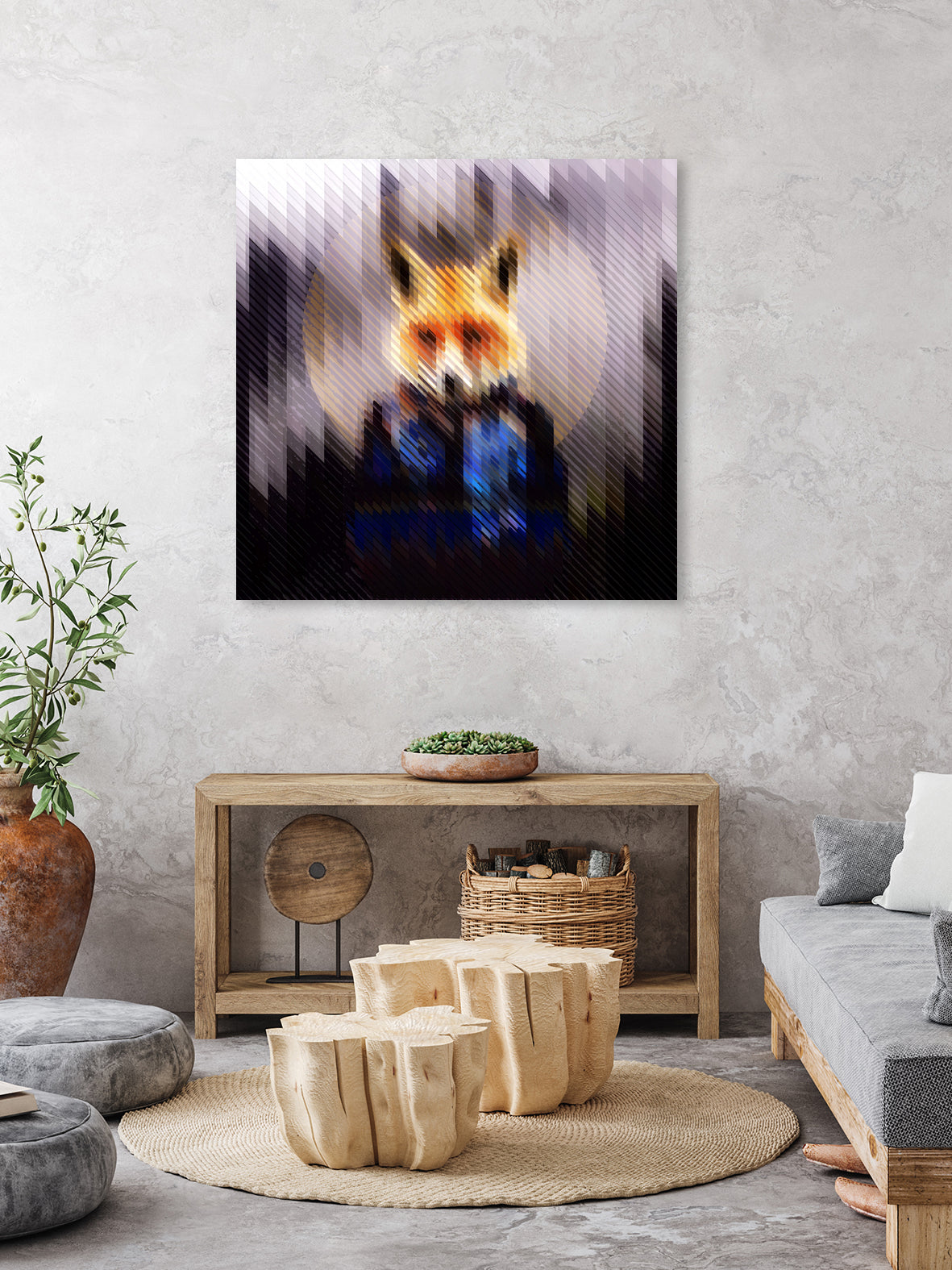 Cool Fox by Ali Gulec on GIANT ART - black digital drawing