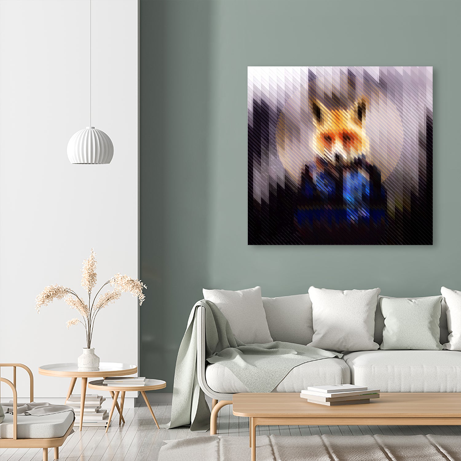 Cool Fox by Ali Gulec on GIANT ART - black digital drawing