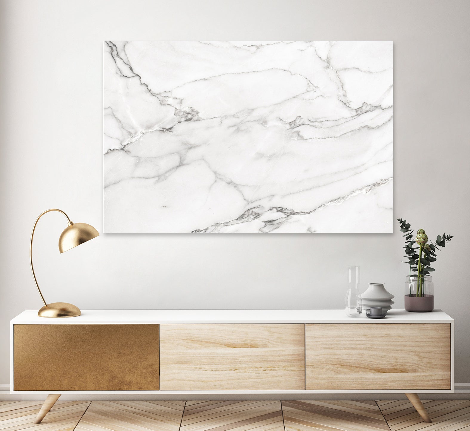 White Marble V by amini 54 on GIANT ART - white photo manipulation