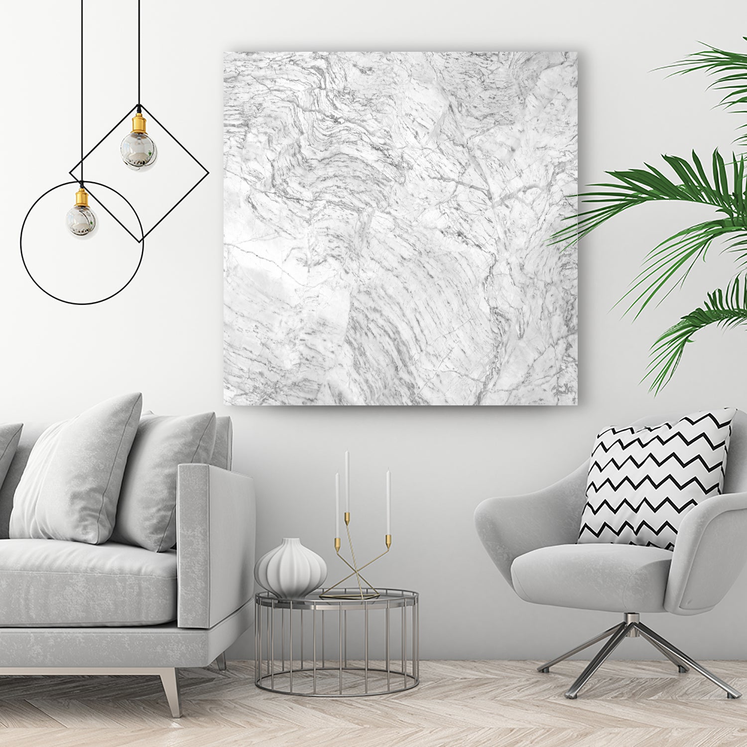 White Marble IV by amini 54 on GIANT ART - white photo manipulation