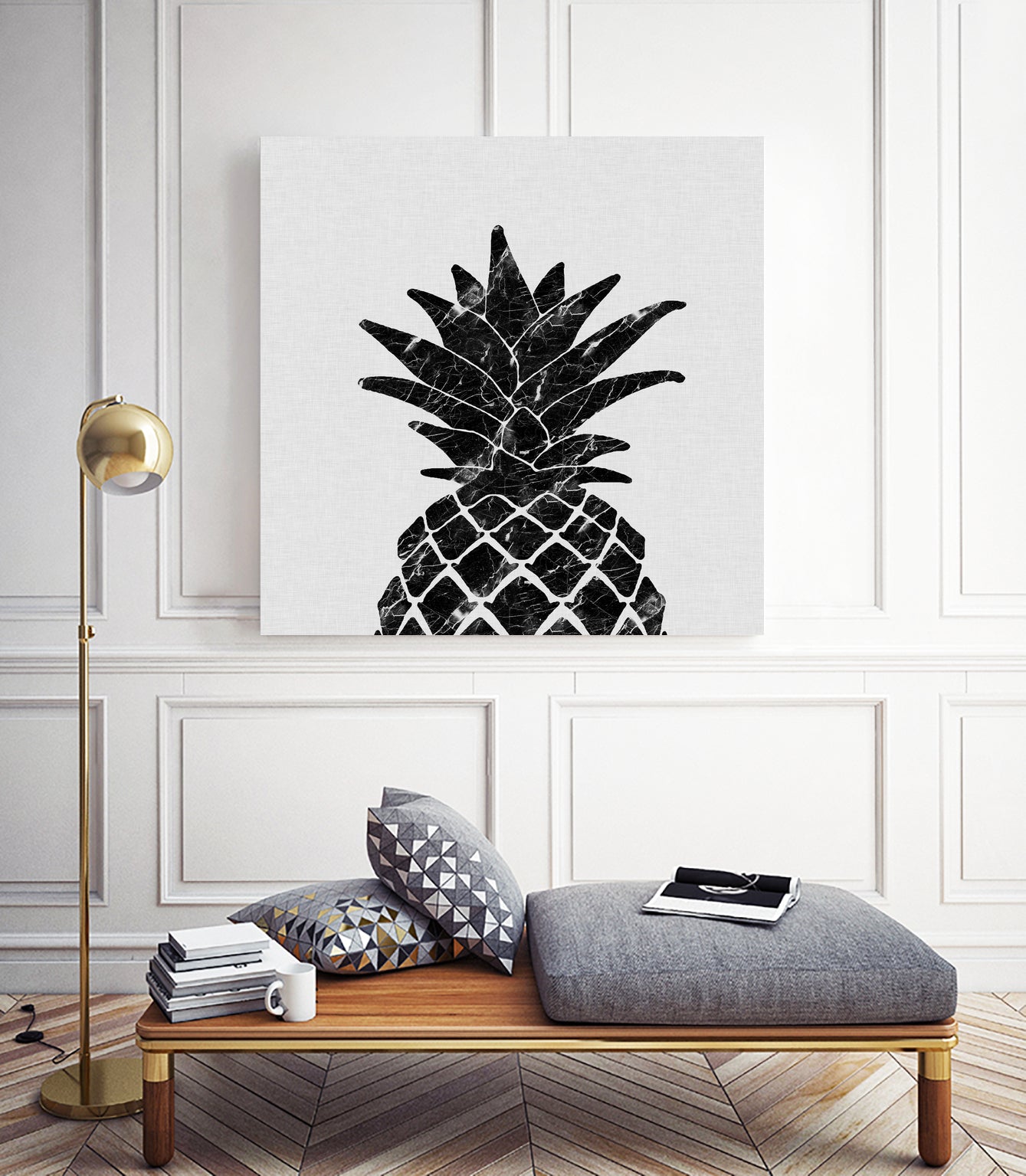 Marble Pineapple by Dana Shek on GIANT ART - white photo illustration