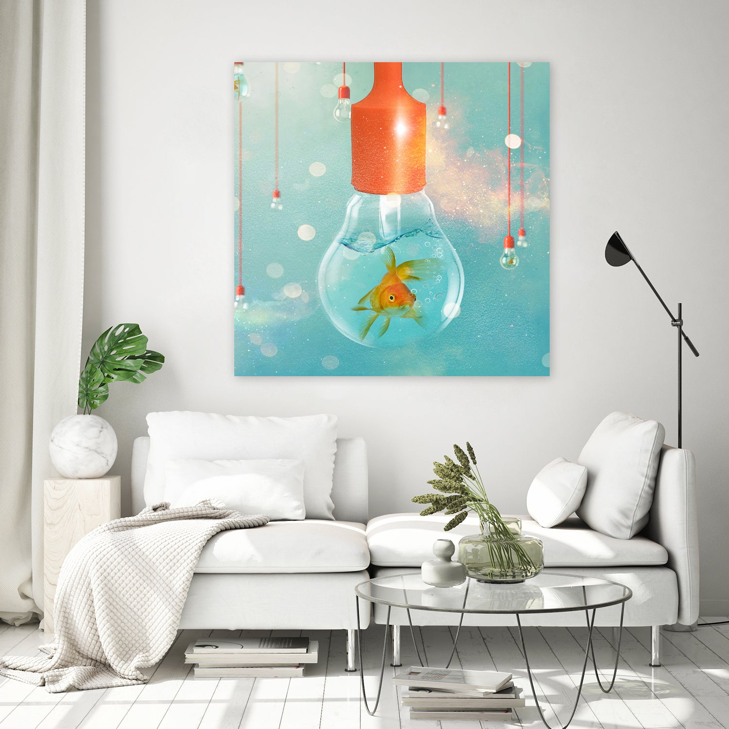 GOLDFISH IDEAS by Vin Zzep on GIANT ART - white digital drawing