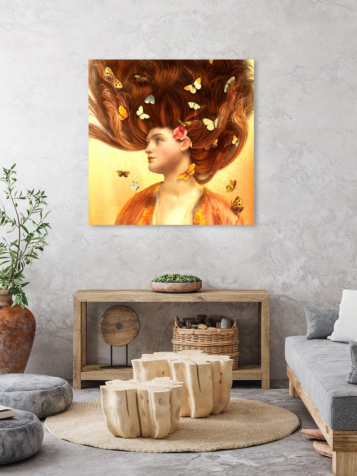 Flickering Dreams by Diogo Veríssimo on GIANT ART - orange photo manipulation