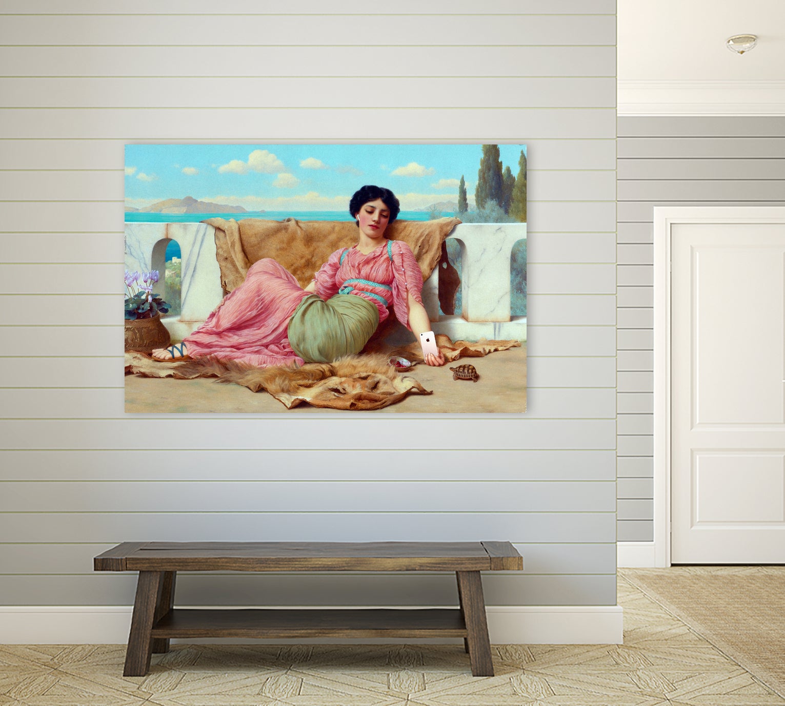 Music by José Luis Guerrero on GIANT ART - pink digital painting