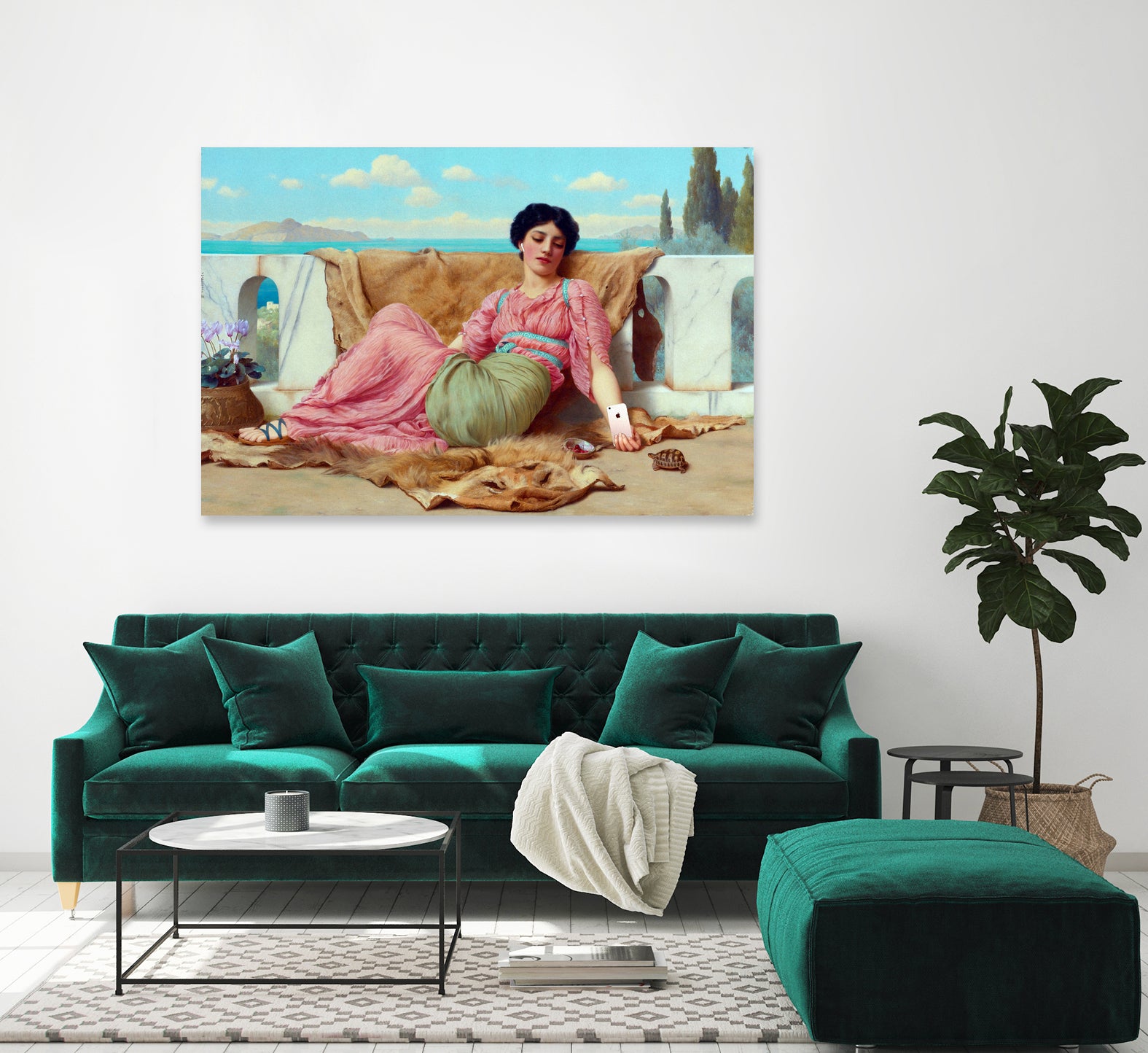 Music by José Luis Guerrero on GIANT ART - pink digital painting