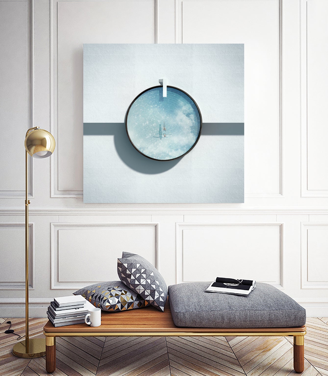 3 by Michele Durazzi on GIANT ART - white 3d art