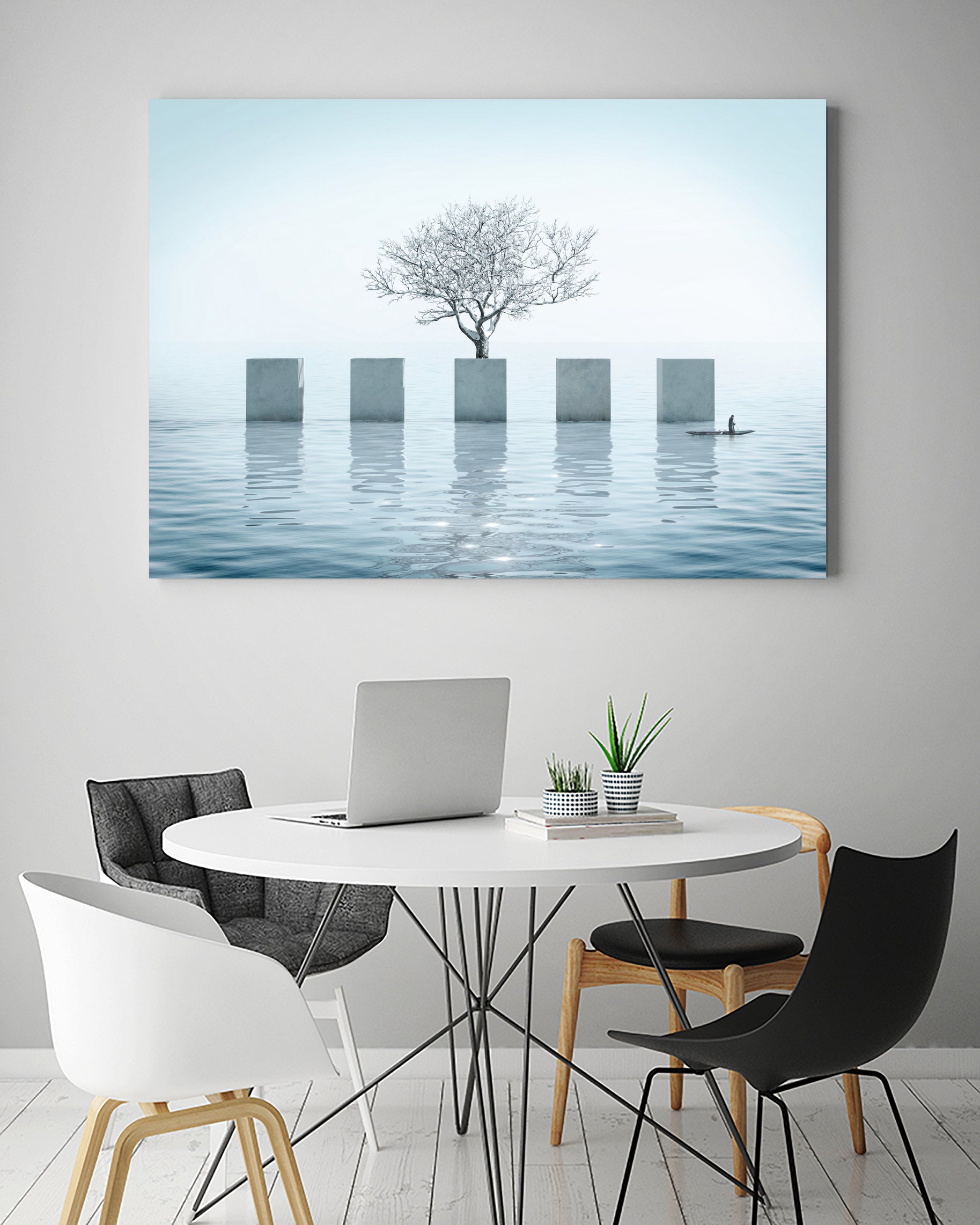 1 by Michele Durazzi on GIANT ART - white 3d art