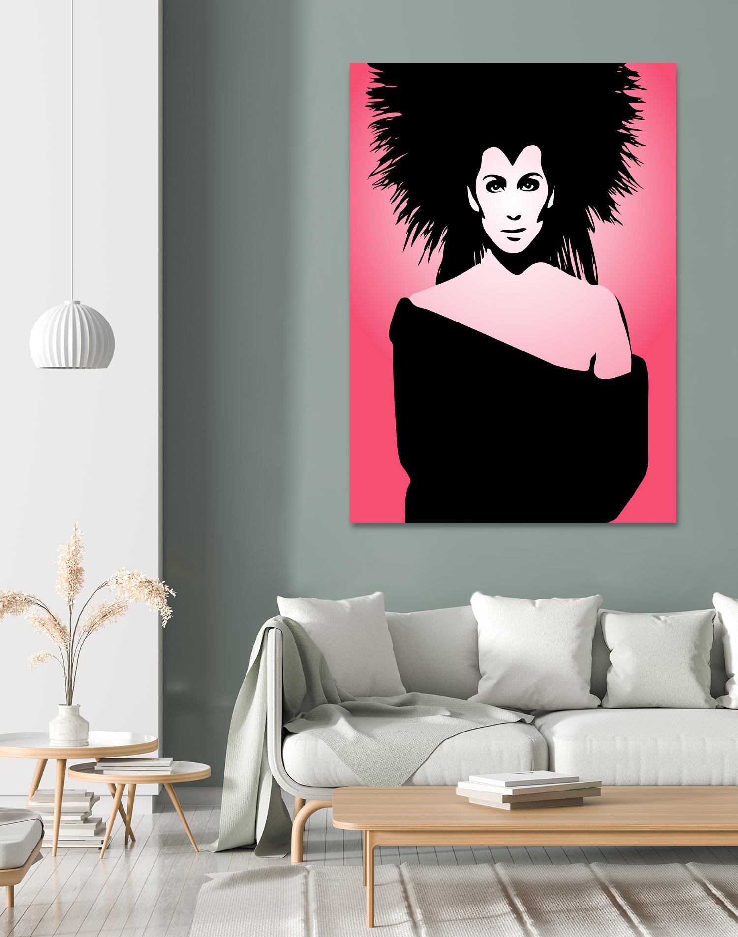 Cher | Pop Art by William Cuccio on GIANT ART - pink digital drawing