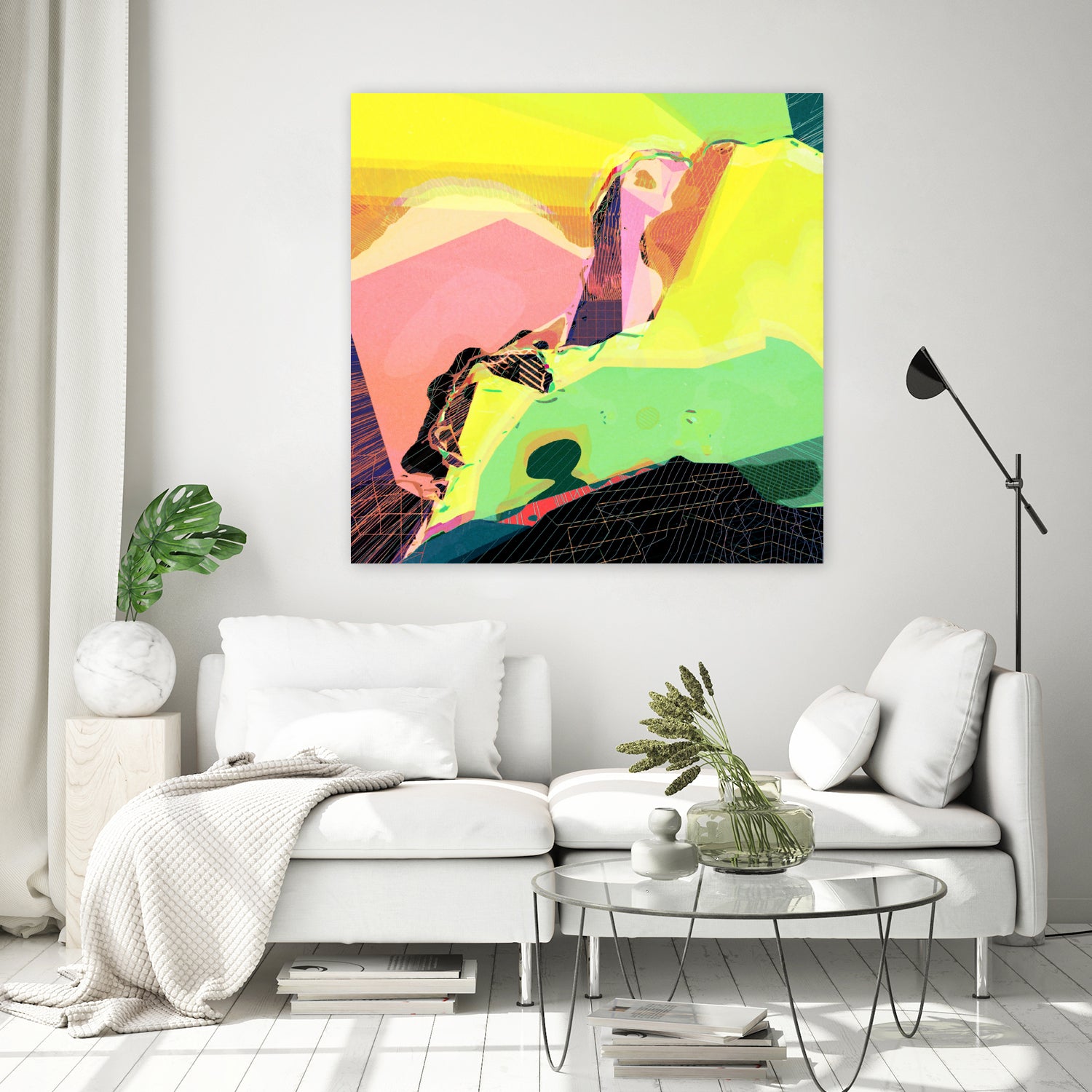 The Colour in Anything by Jamison Gish on GIANT ART - yellow digital painting