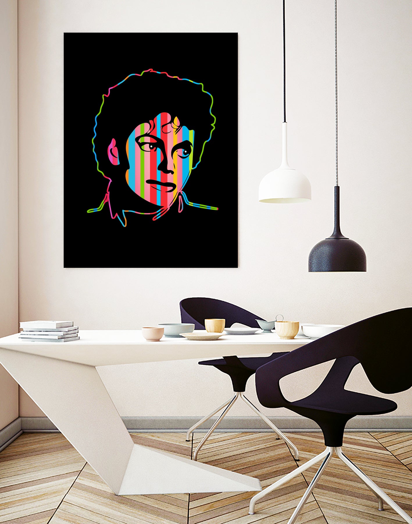 Michael Jackson | Dark | Pop Art by William Cuccio on GIANT ART - black digital drawing