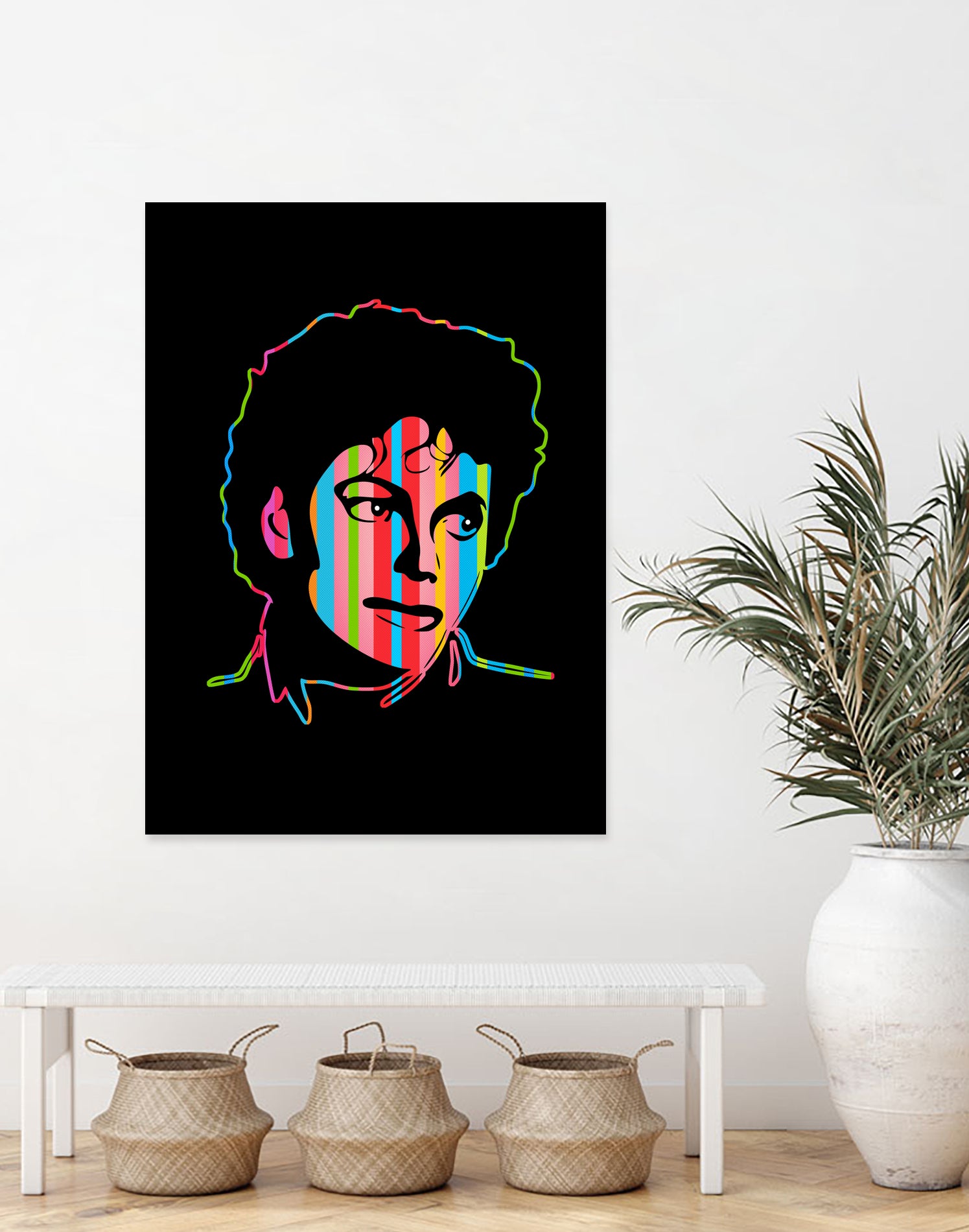 Michael Jackson | Dark | Pop Art by William Cuccio on GIANT ART - black digital drawing