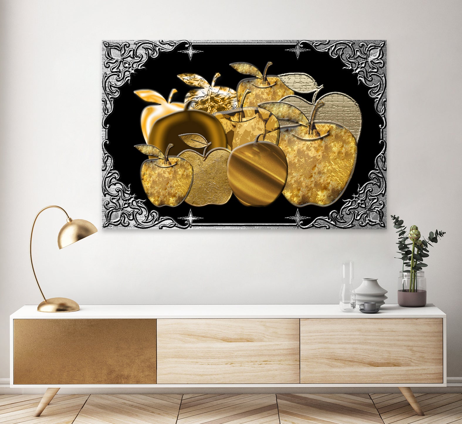 Proverbs 25:11 by Casey Bell on GIANT ART - yellow photo manipulation