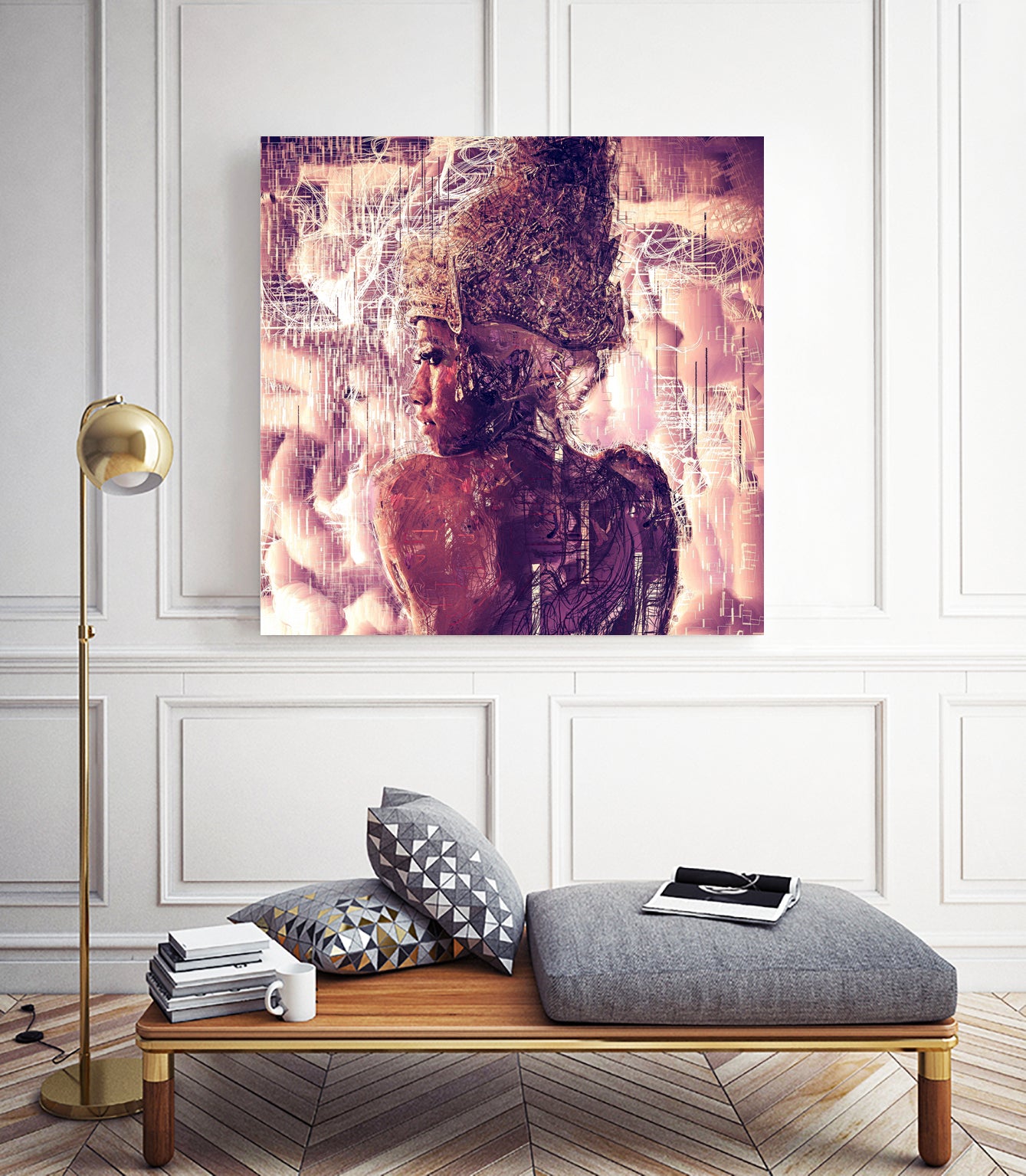 DANCING QUEEN by I nyoman Putra Ardhana on GIANT ART - orange digital painting