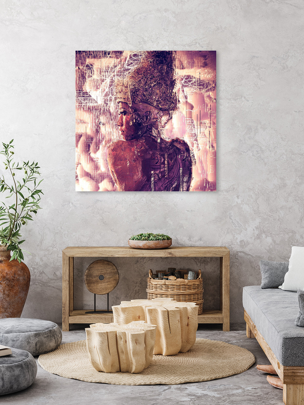 DANCING QUEEN by I nyoman Putra Ardhana on GIANT ART - orange digital painting