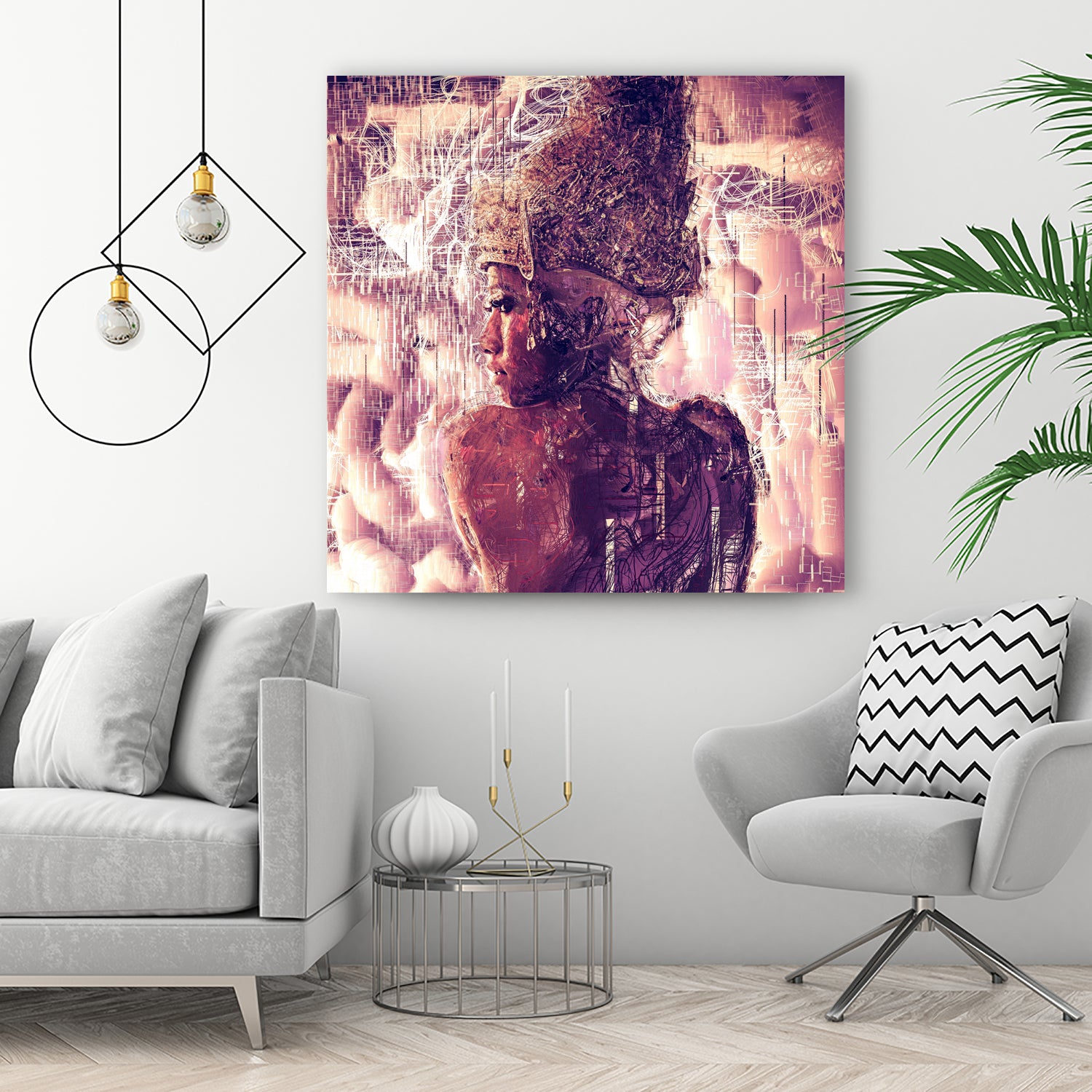 DANCING QUEEN by I nyoman Putra Ardhana on GIANT ART - orange digital painting