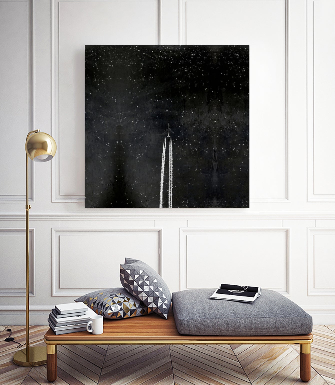 starflight by Dirk Wüstenhagen on GIANT ART - black photo manipulation