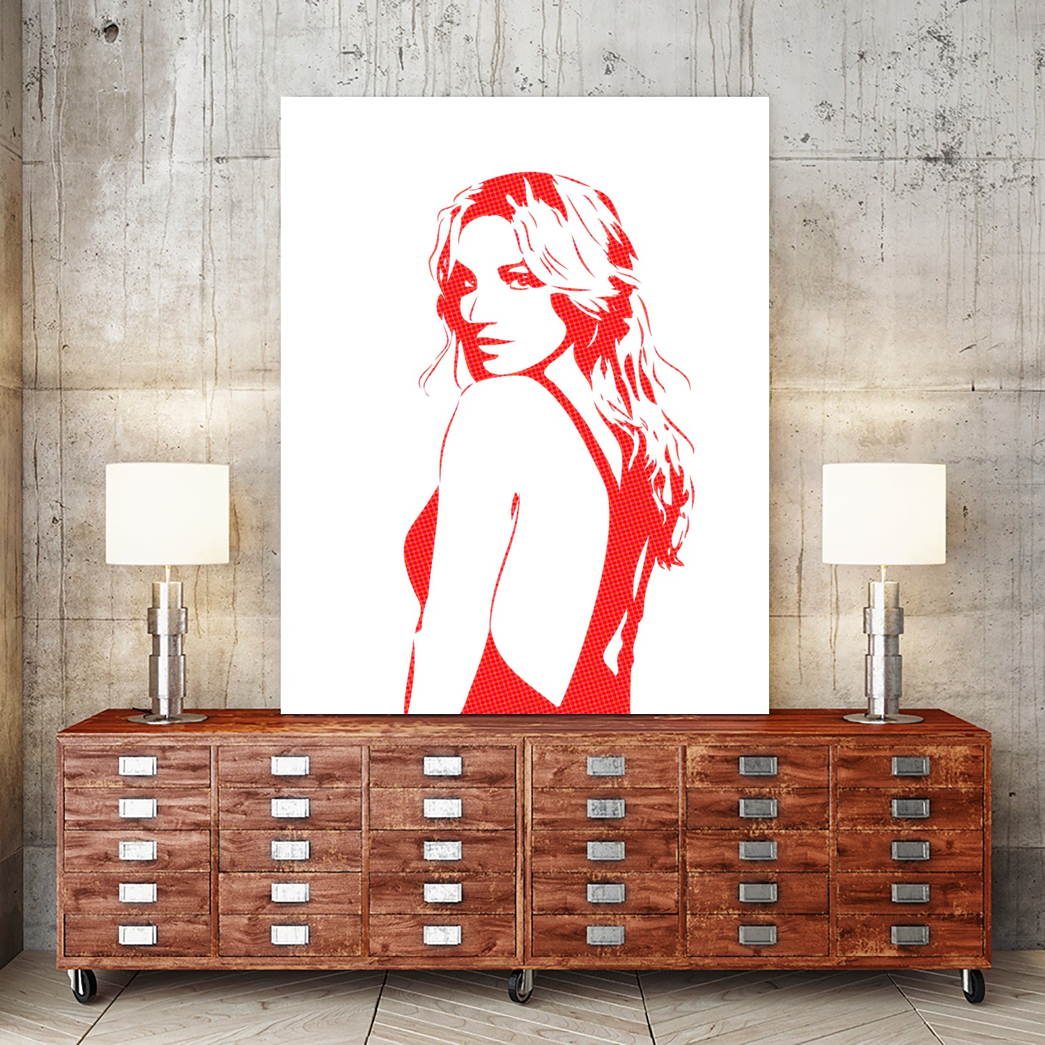 Britney Spears | Pop Art by William Cuccio on GIANT ART - red digital drawing