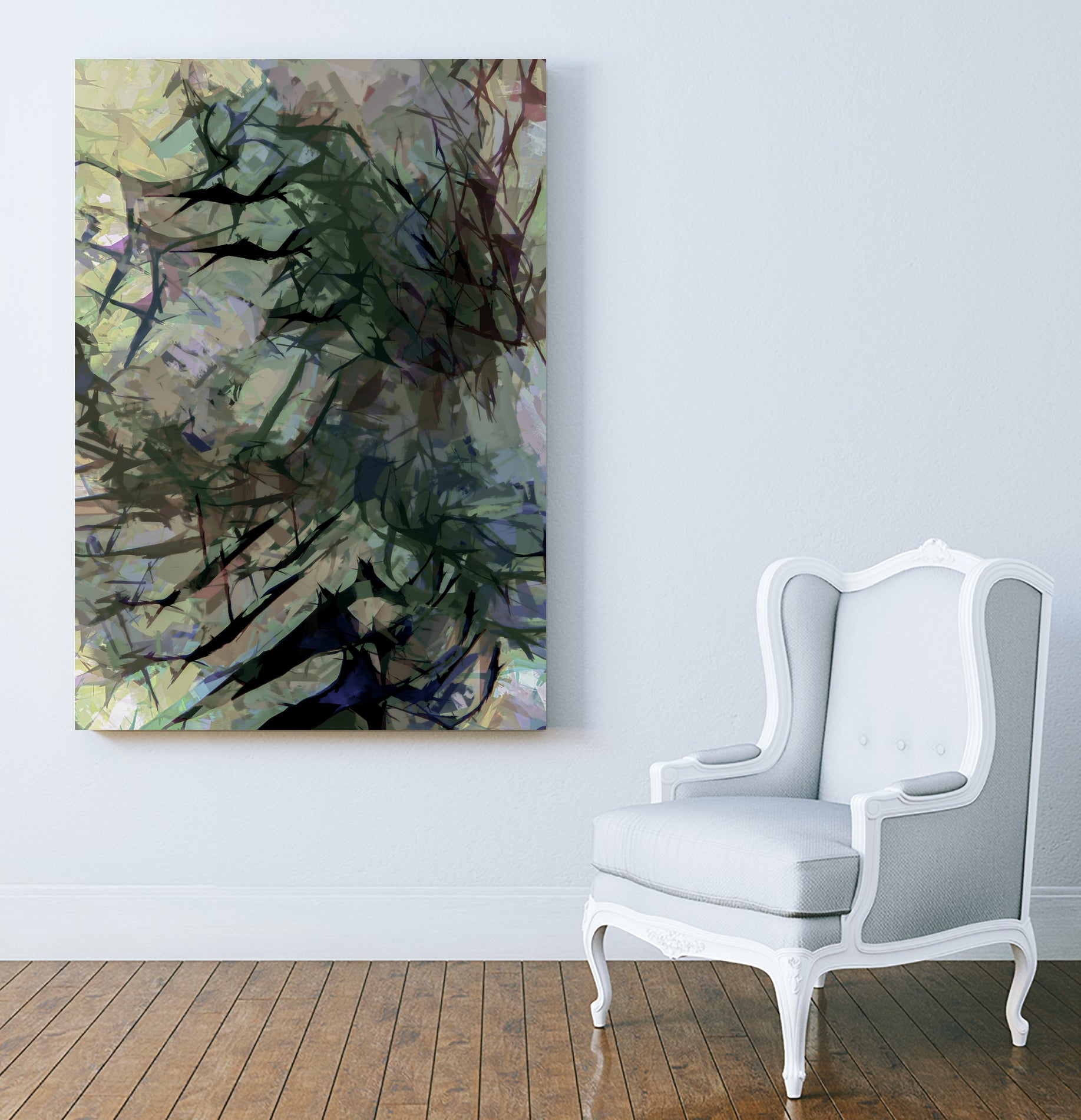 Crows by Eric Ton on GIANT ART - white digital painting