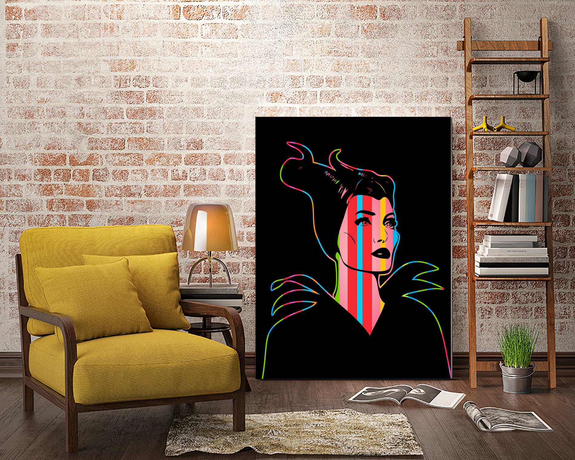 Maleficent | Dark | Pop Art by William Cuccio on GIANT ART - black digital drawing