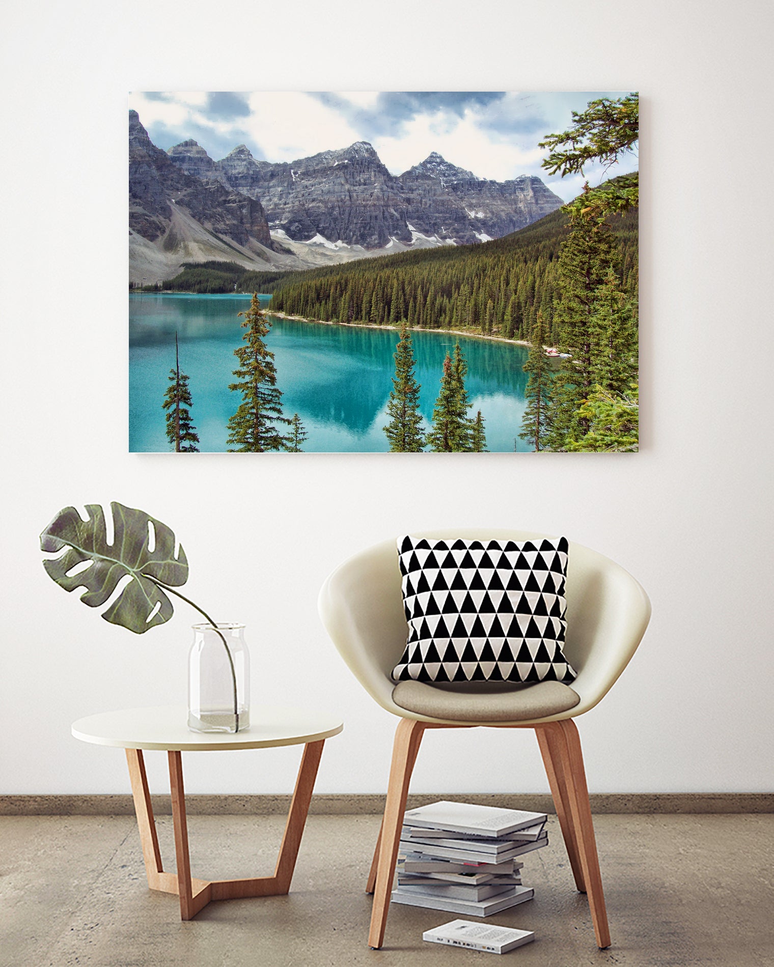 Moraine Lake Canada by Lynn Bolt on GIANT ART - blue photo illustration