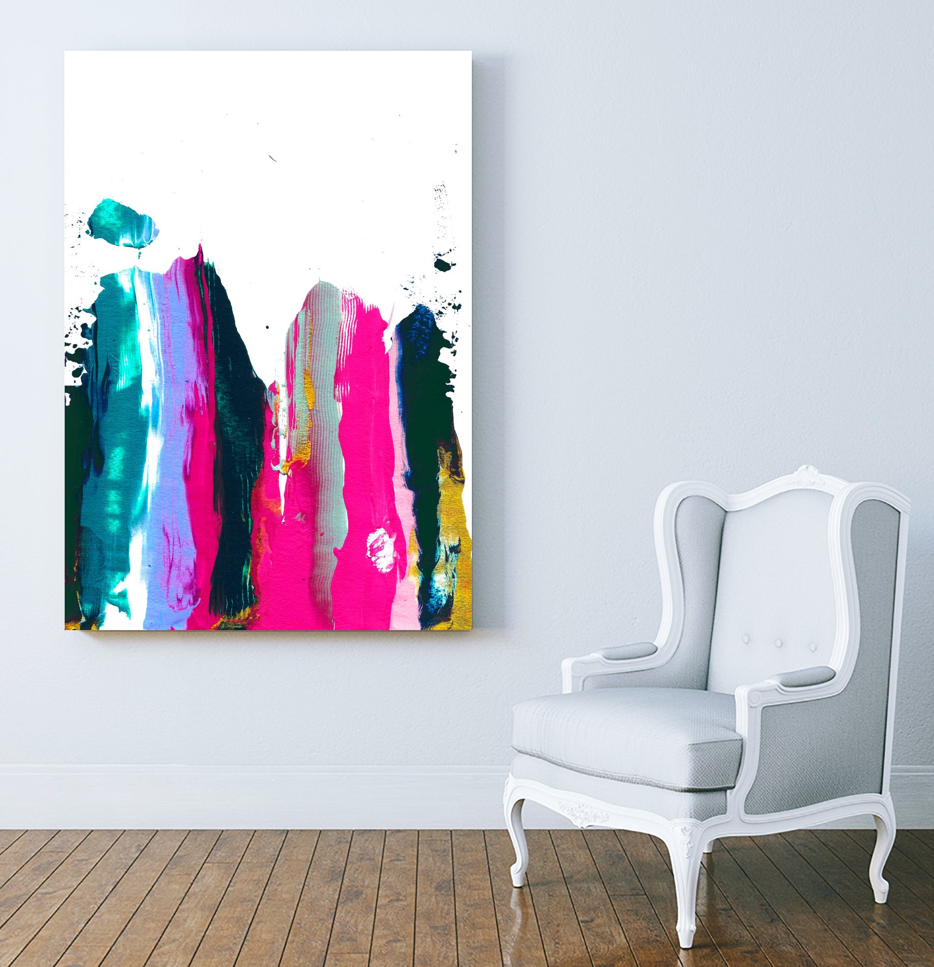 My Dear I Believe We've Made A Mess of Things by Lisa Raymond on GIANT ART - green digital painting