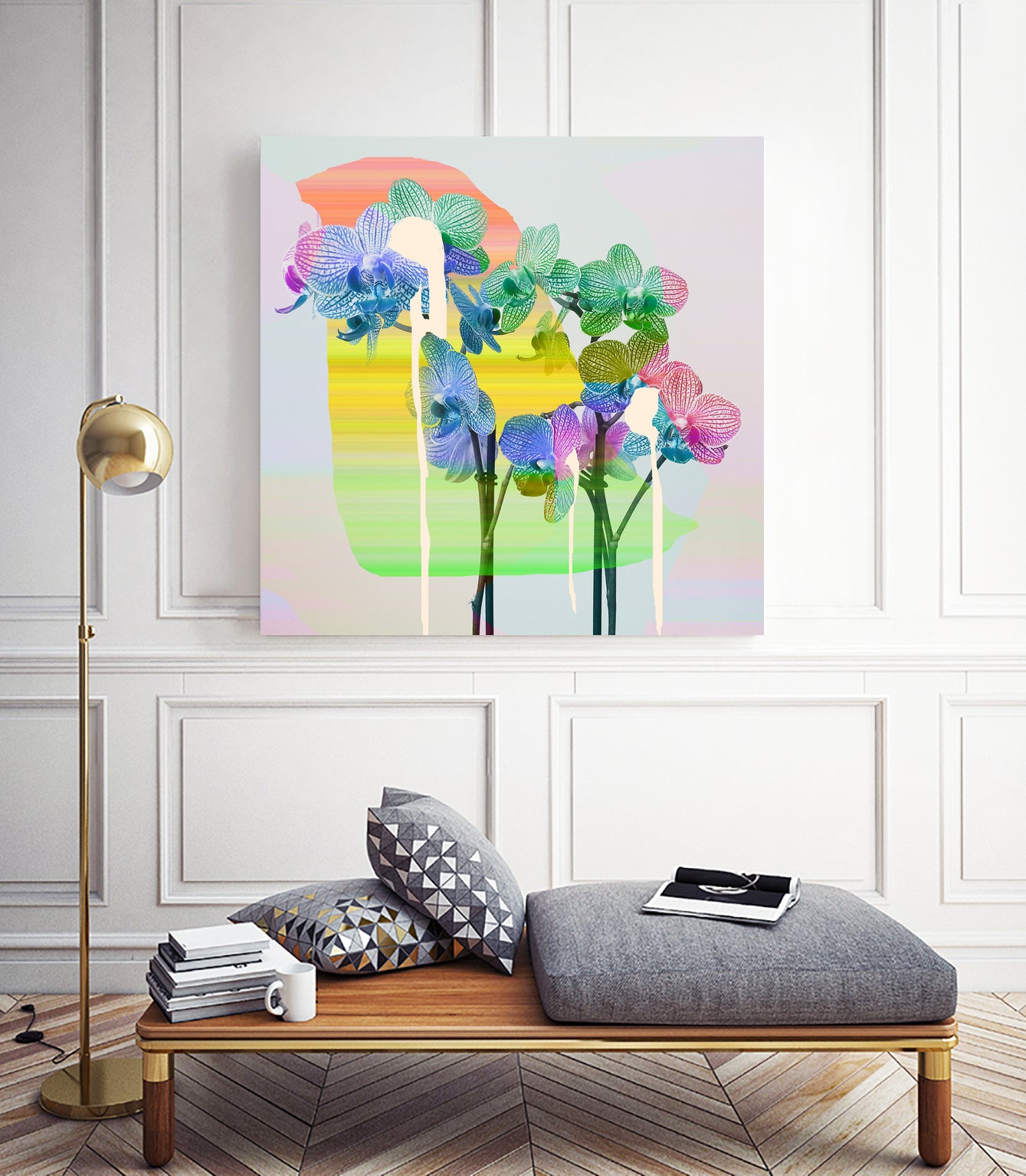 ORCHID FANTASTIC by Liat Noten on GIANT ART - yellow photo manipulation