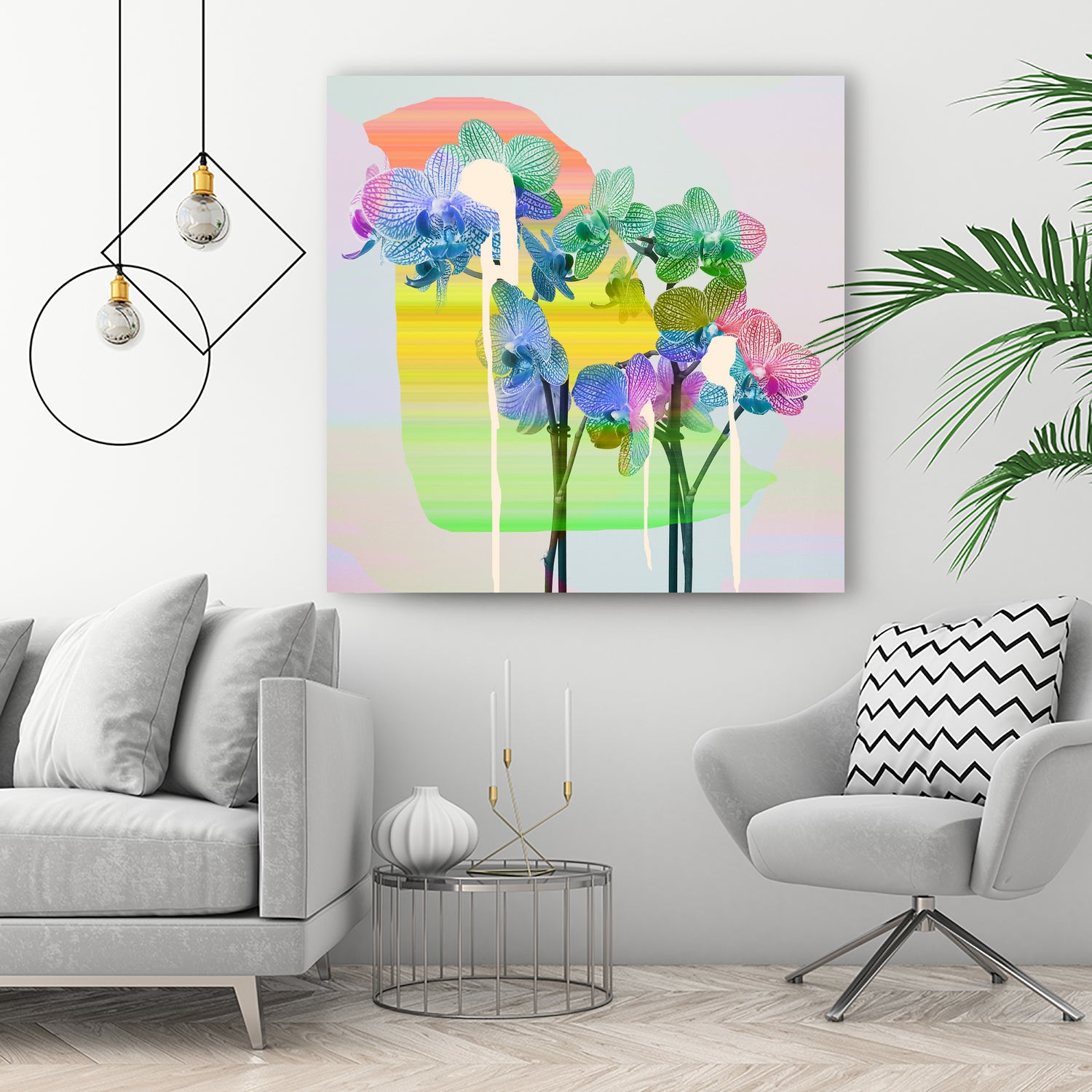 ORCHID FANTASTIC by Liat Noten on GIANT ART - yellow photo manipulation