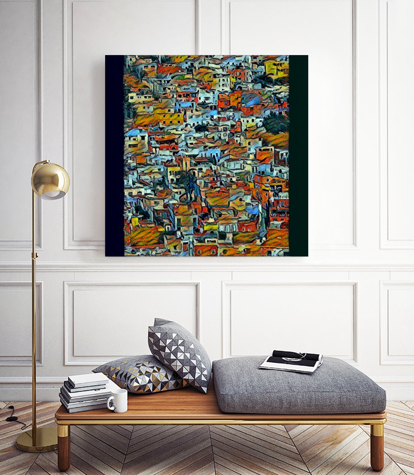 Guanajuato by Jeffrey Irwin on GIANT ART - orange digital painting