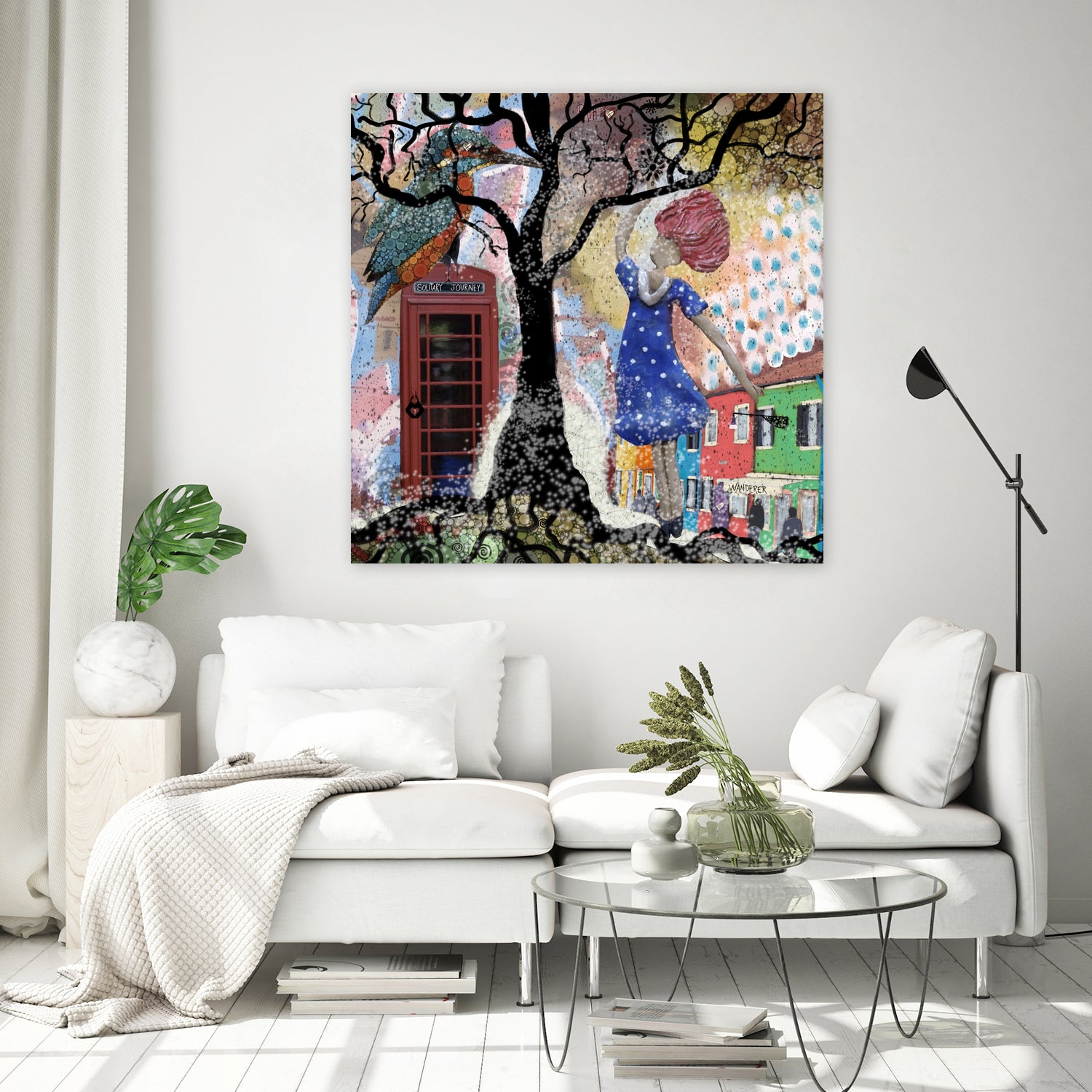 Solitary Journey by Patrice Pfeiffer on GIANT ART - blue digital painting