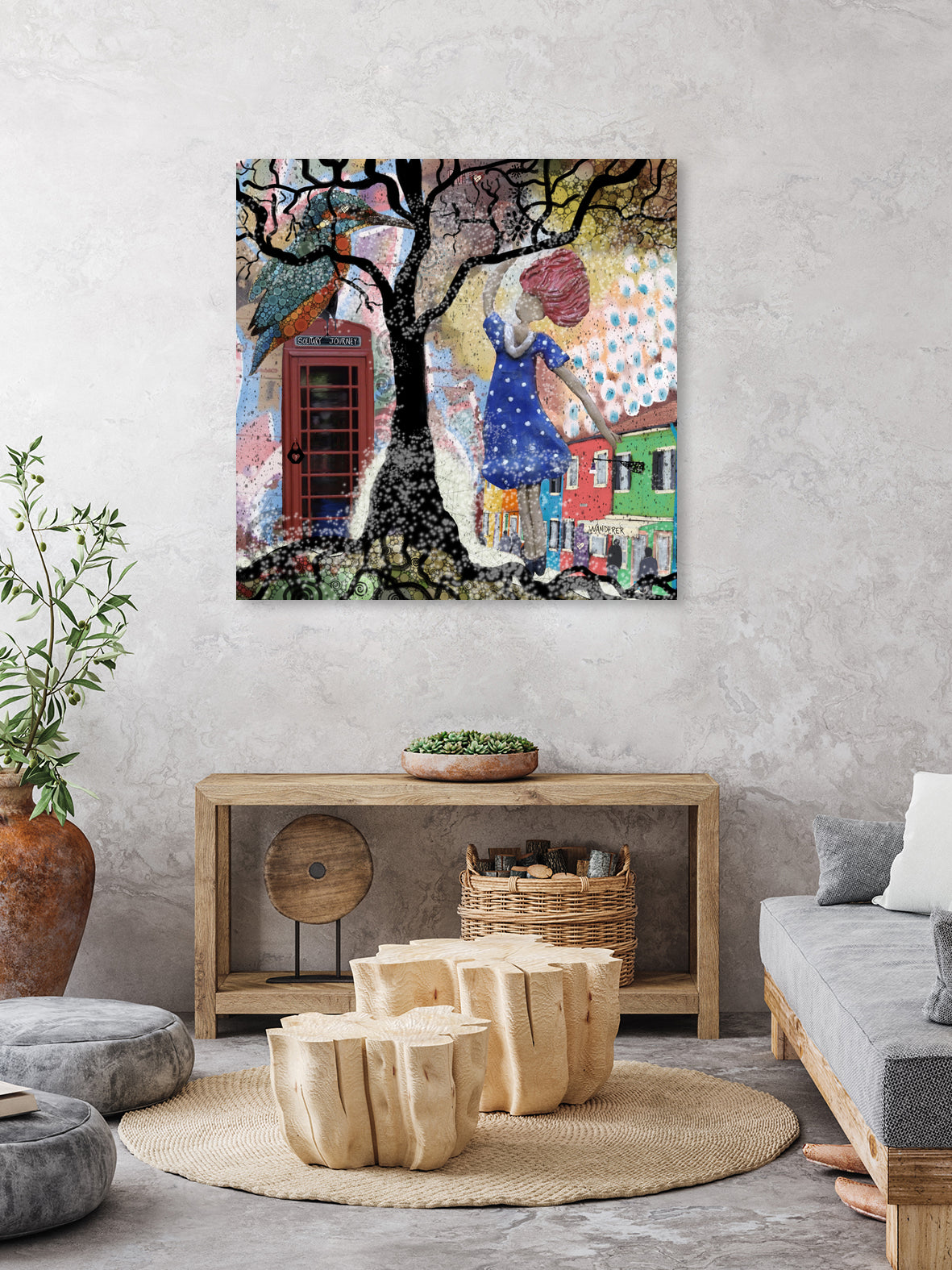 Solitary Journey by Patrice Pfeiffer on GIANT ART - blue digital painting