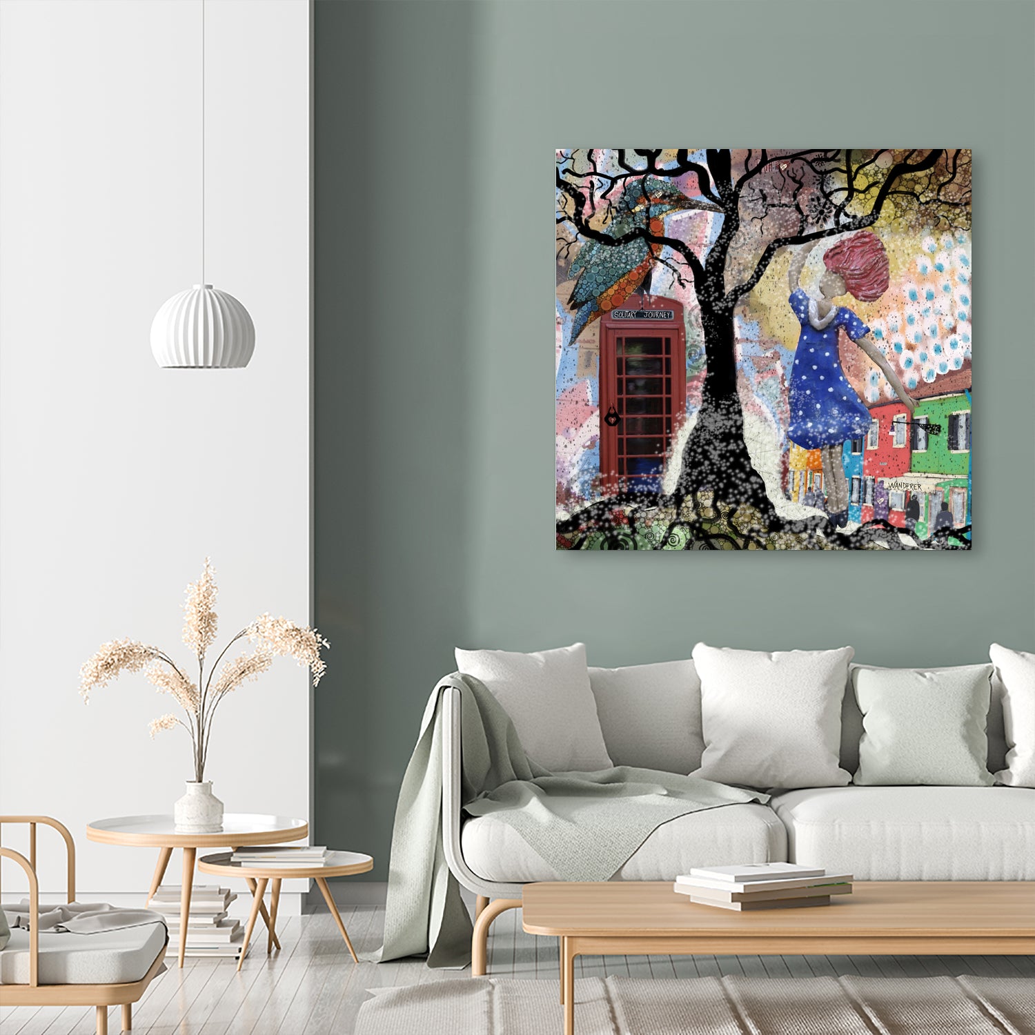 Solitary Journey by Patrice Pfeiffer on GIANT ART - blue digital painting