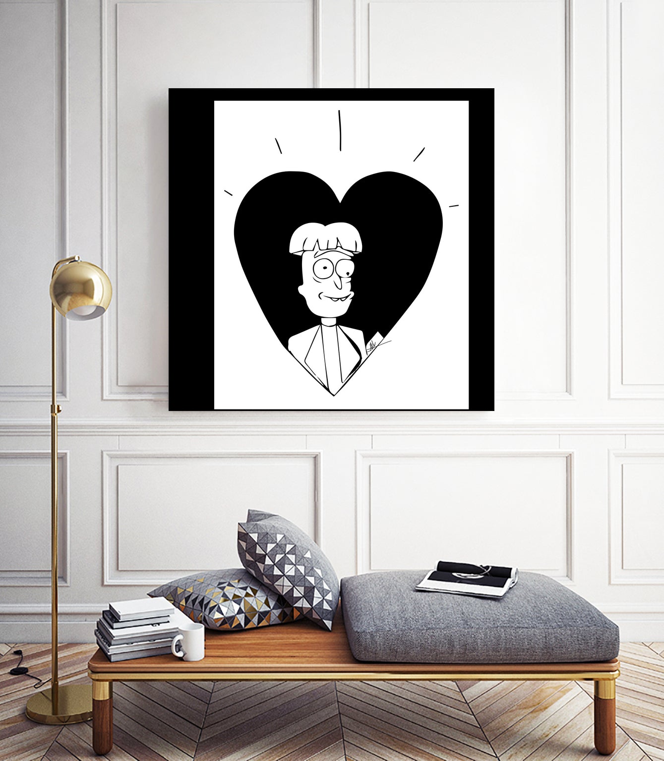 Love dumb rick by adrien martin on GIANT ART - black character design