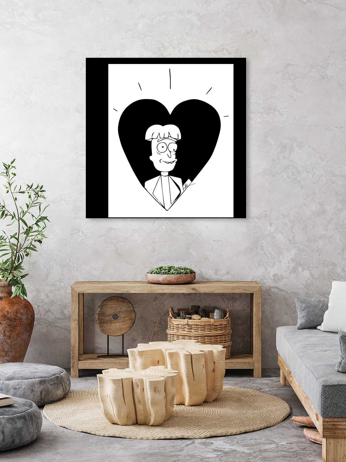 Love dumb rick by adrien martin on GIANT ART - black character design