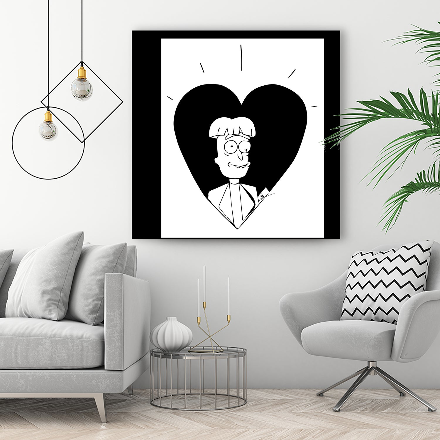 Love dumb rick by adrien martin on GIANT ART - black character design