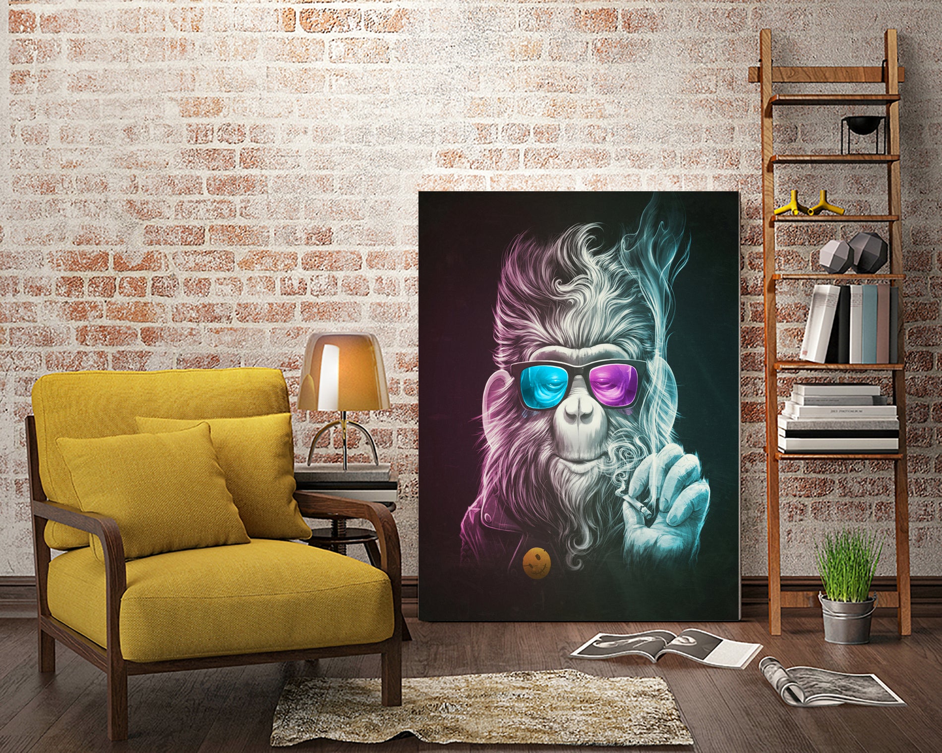 Smoky by Lukáš Brežák on GIANT ART - fuchsia digital painting